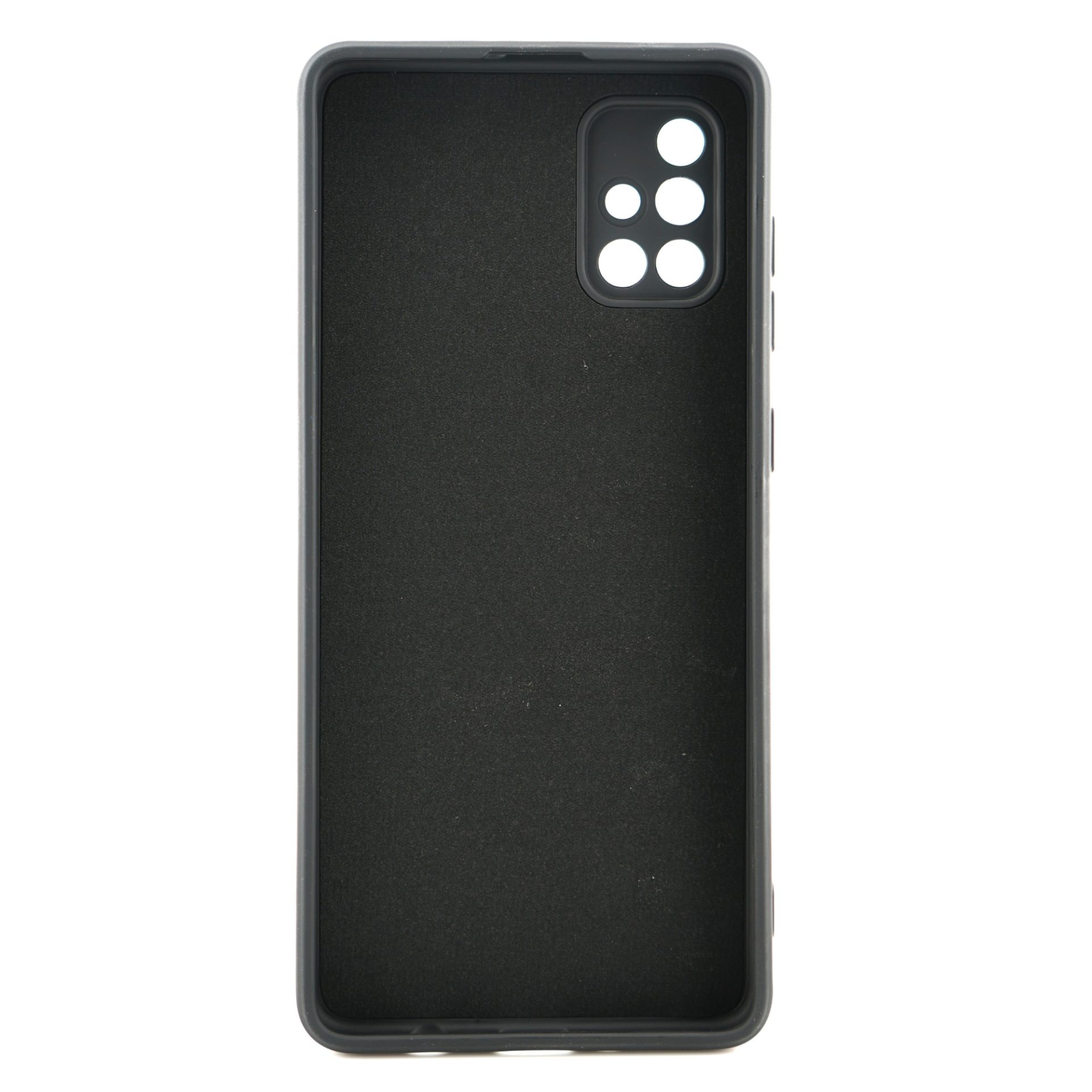 Husa protectie Flippy compatibila cu Samsung Galaxy A71 Matte Tpu Negru