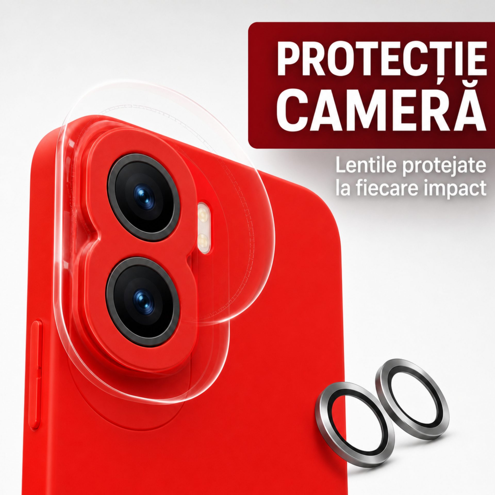 Detaliu protecție cameră Flippy TPU