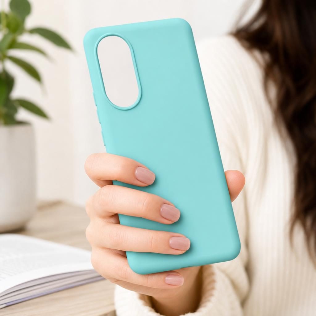 Husa protectie Flippy compatibila cu Huawei Nova 9 Matte Tpu Turcoaz Mat