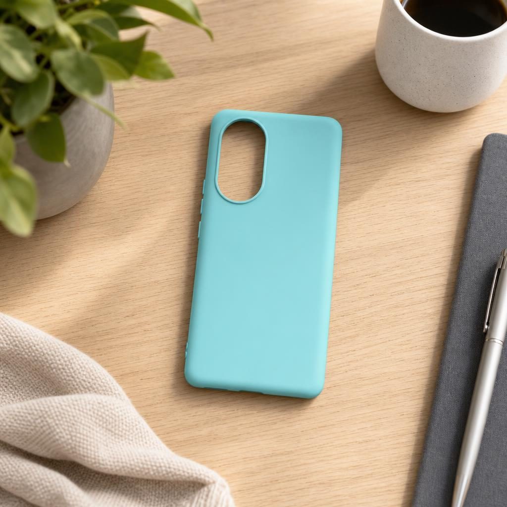 Husa protectie Flippy compatibila cu Huawei Nova 9 Matte Tpu Turcoaz Mat