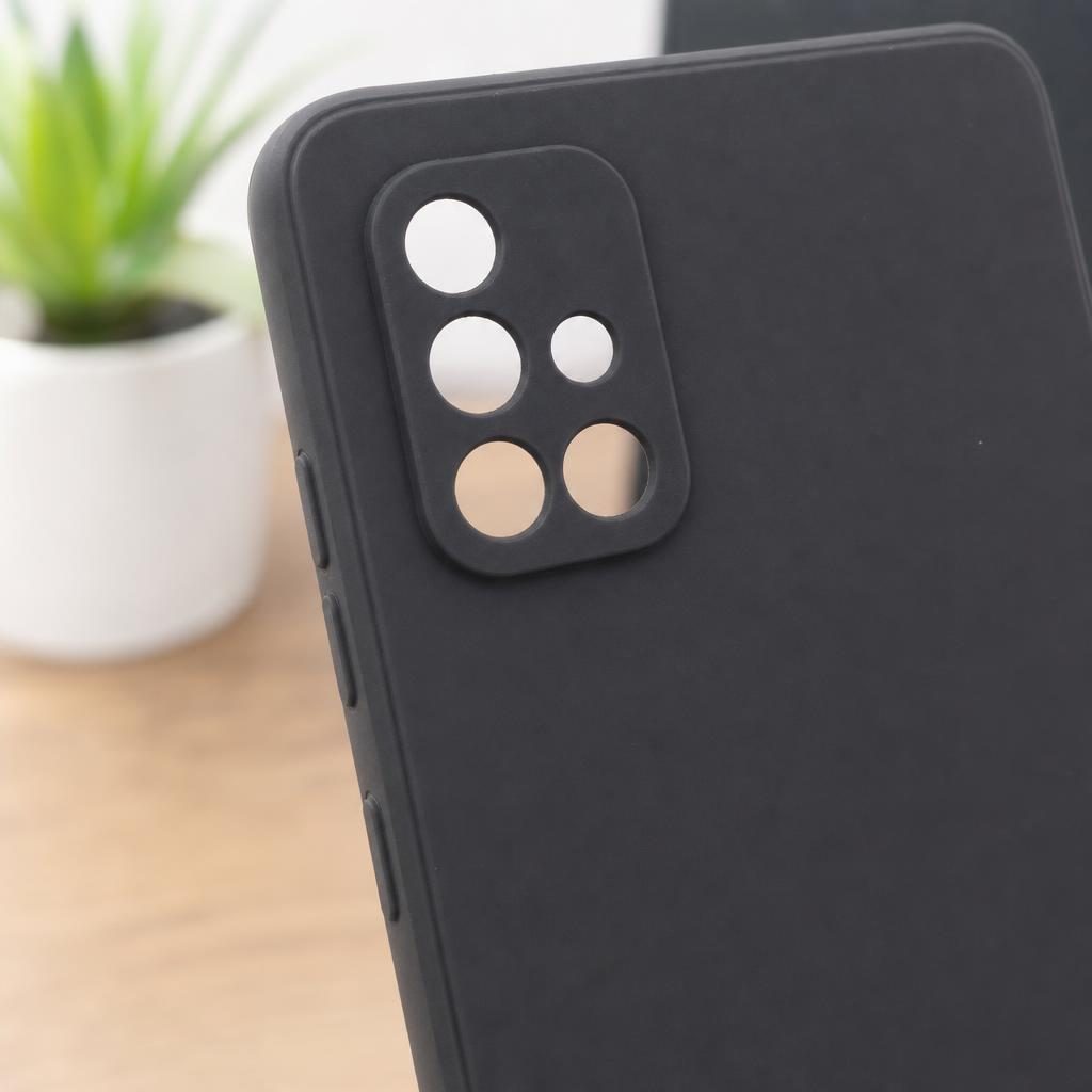 Husa protectie Flippy compatibila cu Samsung Galaxy A71 Matte Tpu Negru