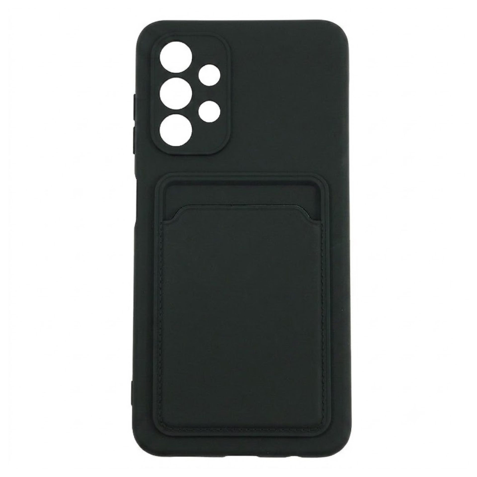 Husa protectie Flippy cu suport card compatibila cu Samsung Galaxy A32 5G Negru
