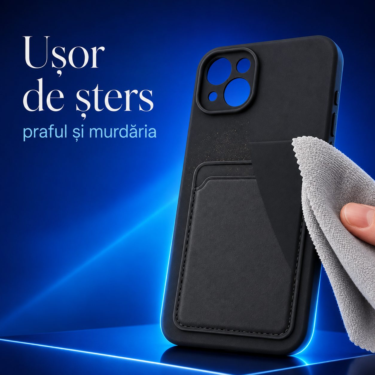 Detaliu finisaj anti-amprentă