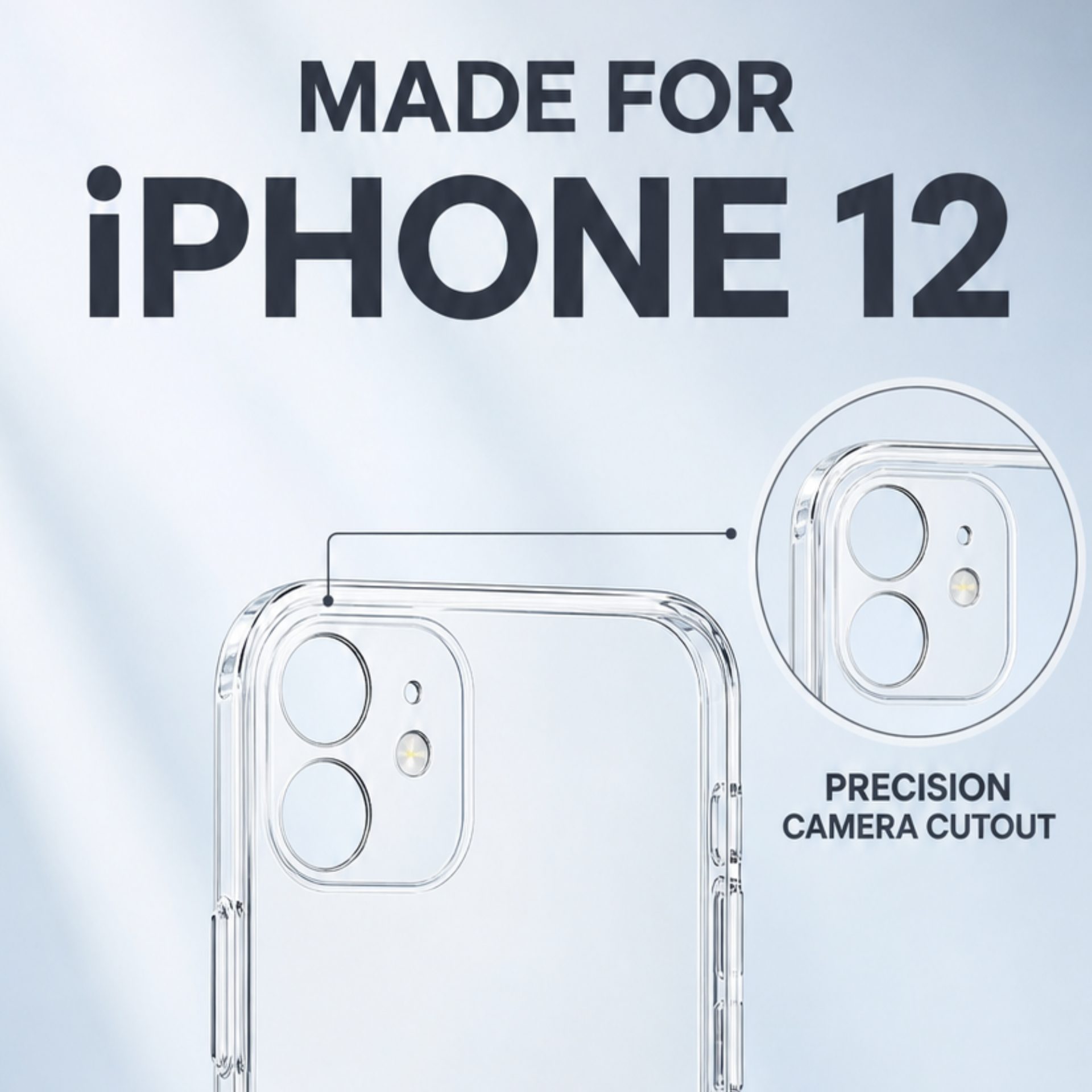 Carcasă TPU transparentă Flippy Apple iPhone 12
