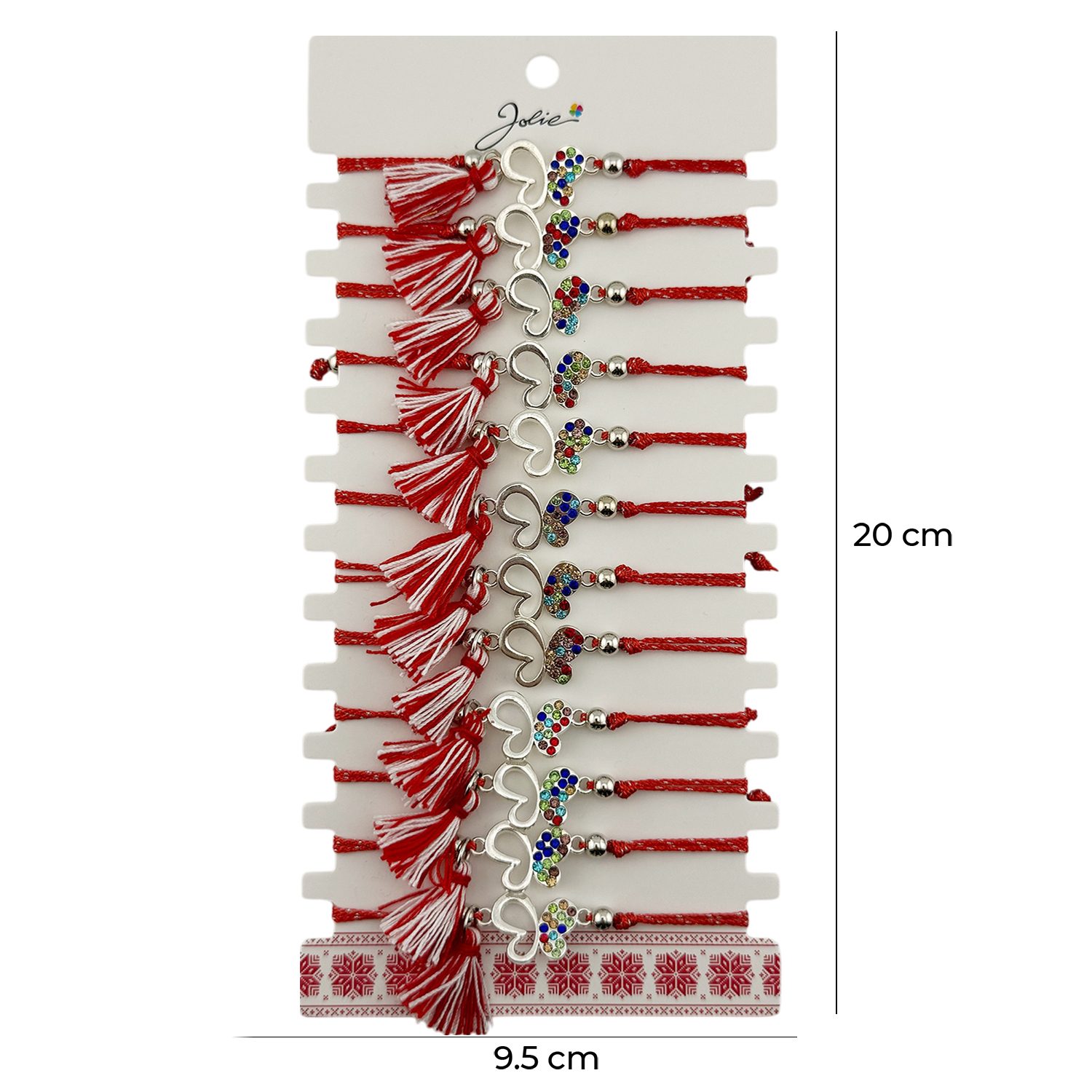 Set Martisor Bratara Jolie 12 Bucati Vedere Frontala