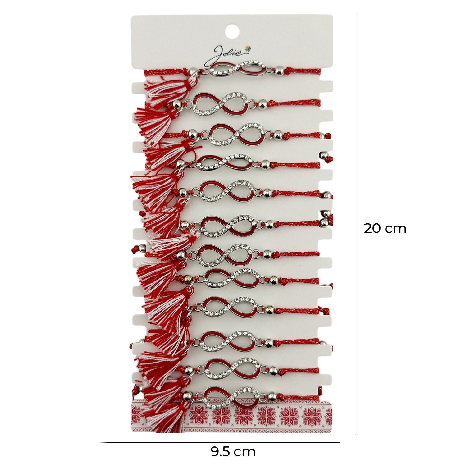 Set complet 12 brățări mărțișor Jolie ambalare