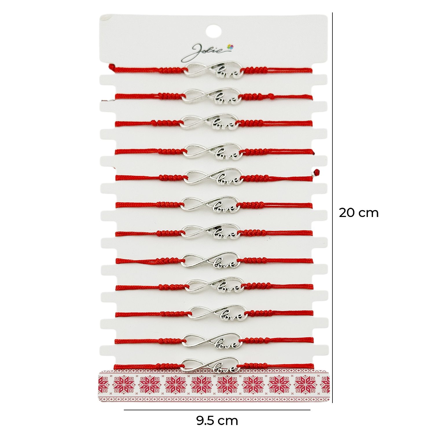 Set complet 12 martisor bratara impletita Jolie