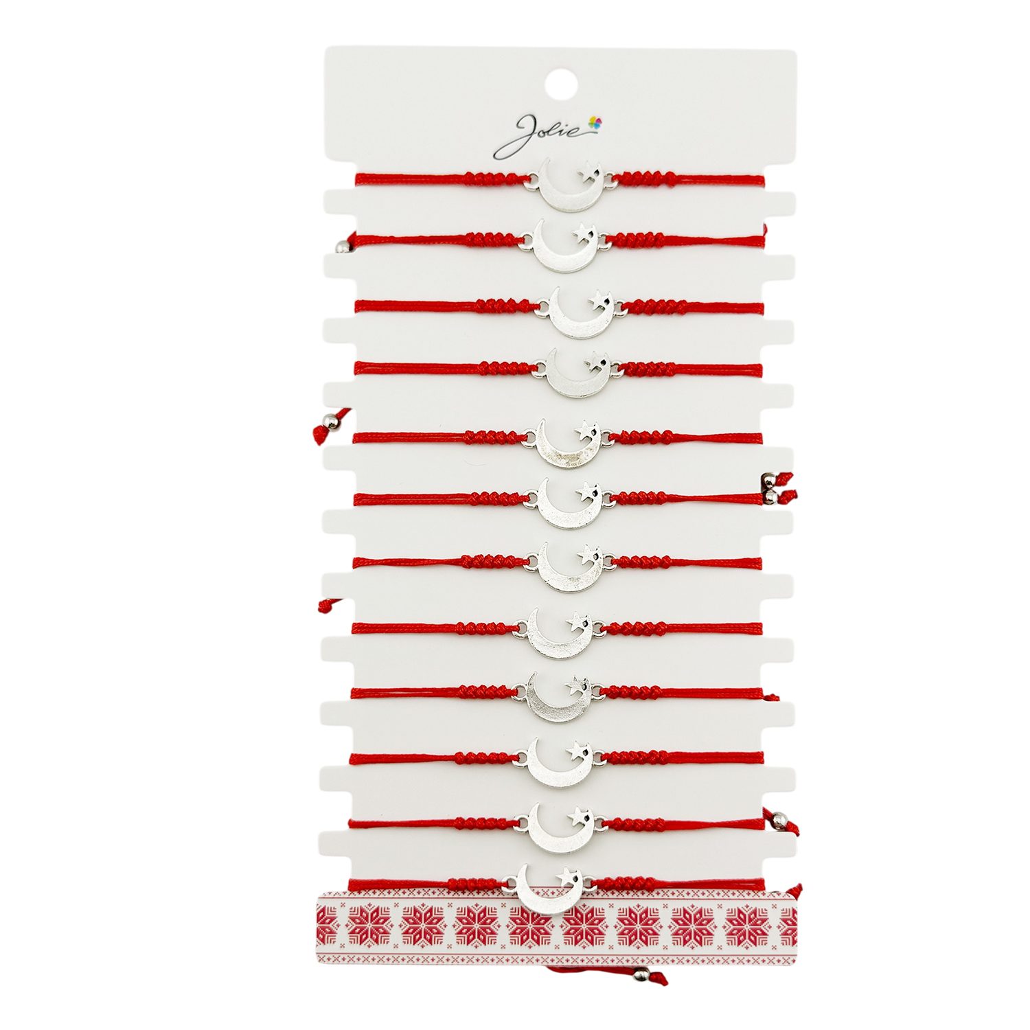 Set Bratara Martisoare Luna Stea Inox Jolie