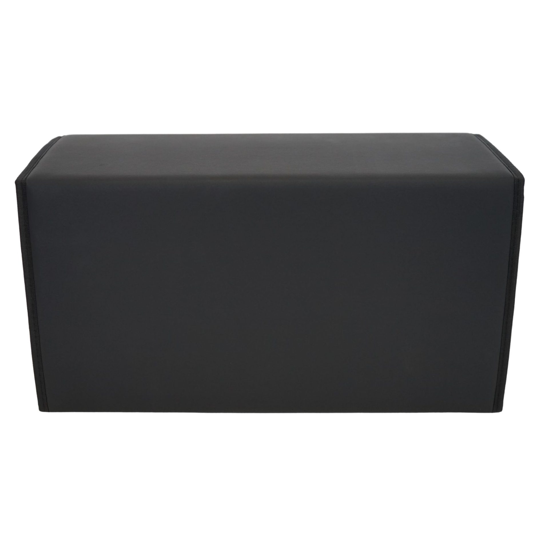 Cutie de Depozitare Auto, Flippy, Geanta Multifunctionala  din Piele Ecologica, Organizator Premium Portbagaj, 2 Compartimente Depozitare, Pliabil  si Rezistent la Uzura, Negru, 55 x 30 x 30cm