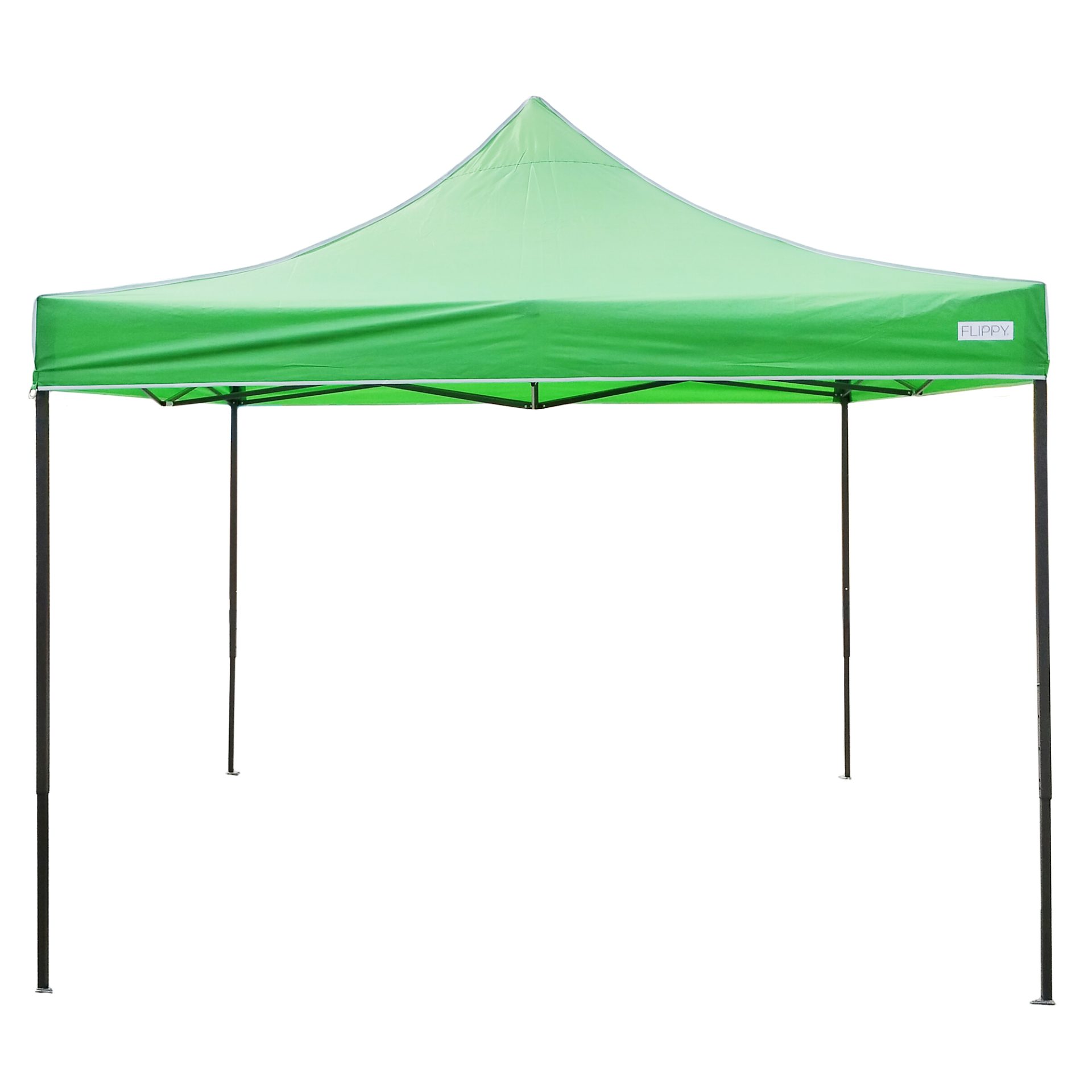 Cort Pavilion Pliabil 3x3m, , Cadru Metal Pliabil Ranforsat, Acoperis 420D 185 g/m, Polyester Oxford pentru Curte, Gradina, Evenimente, Verde deschis 1