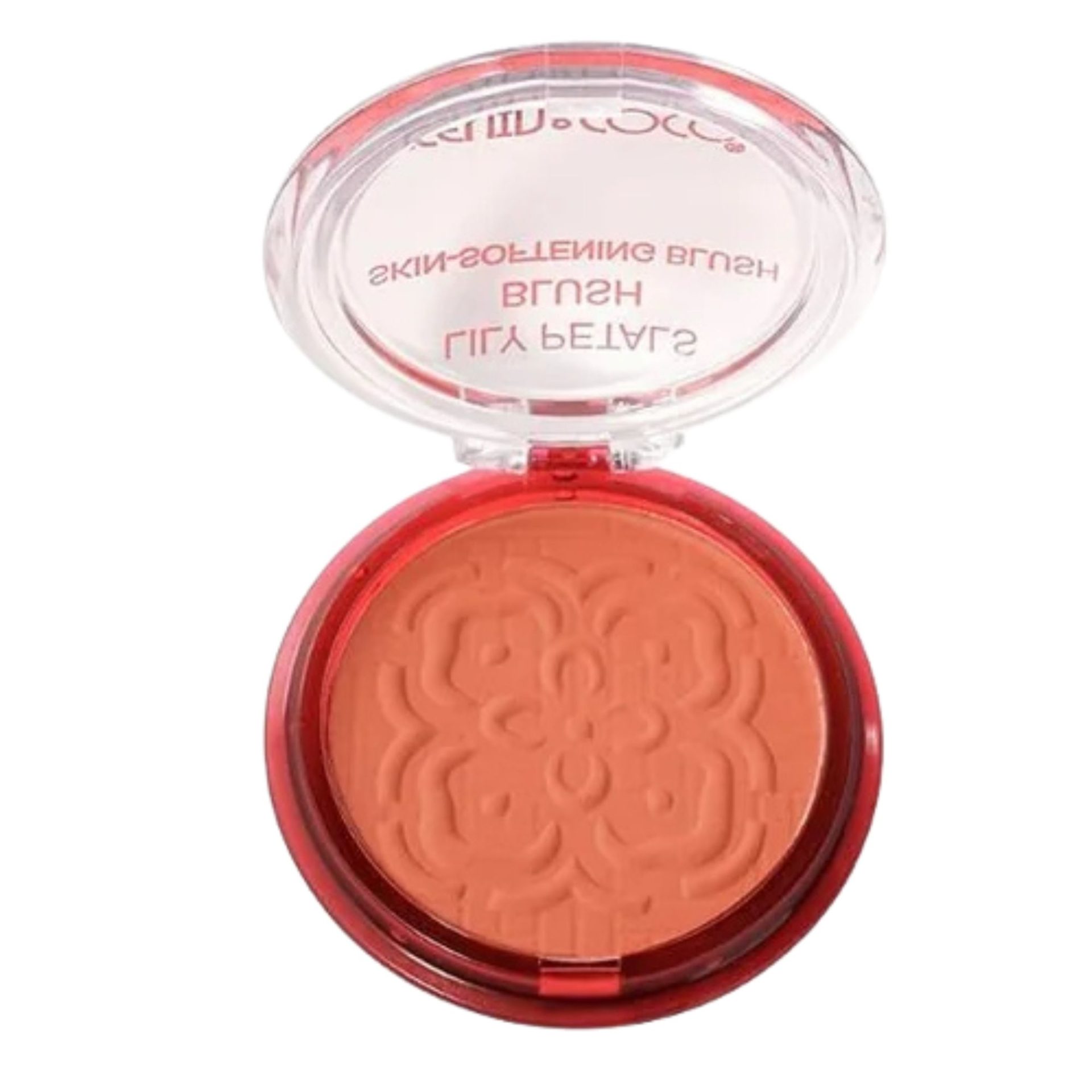 Fard de Obraz, Kevin&Coco, Blush Compact, Textura Fina, Pentru Toate Tipurile de Ten , 9.3 g, 7.5 x 7.5 x 2.1 cm, Model Fantasy, Roz/Apricot 1