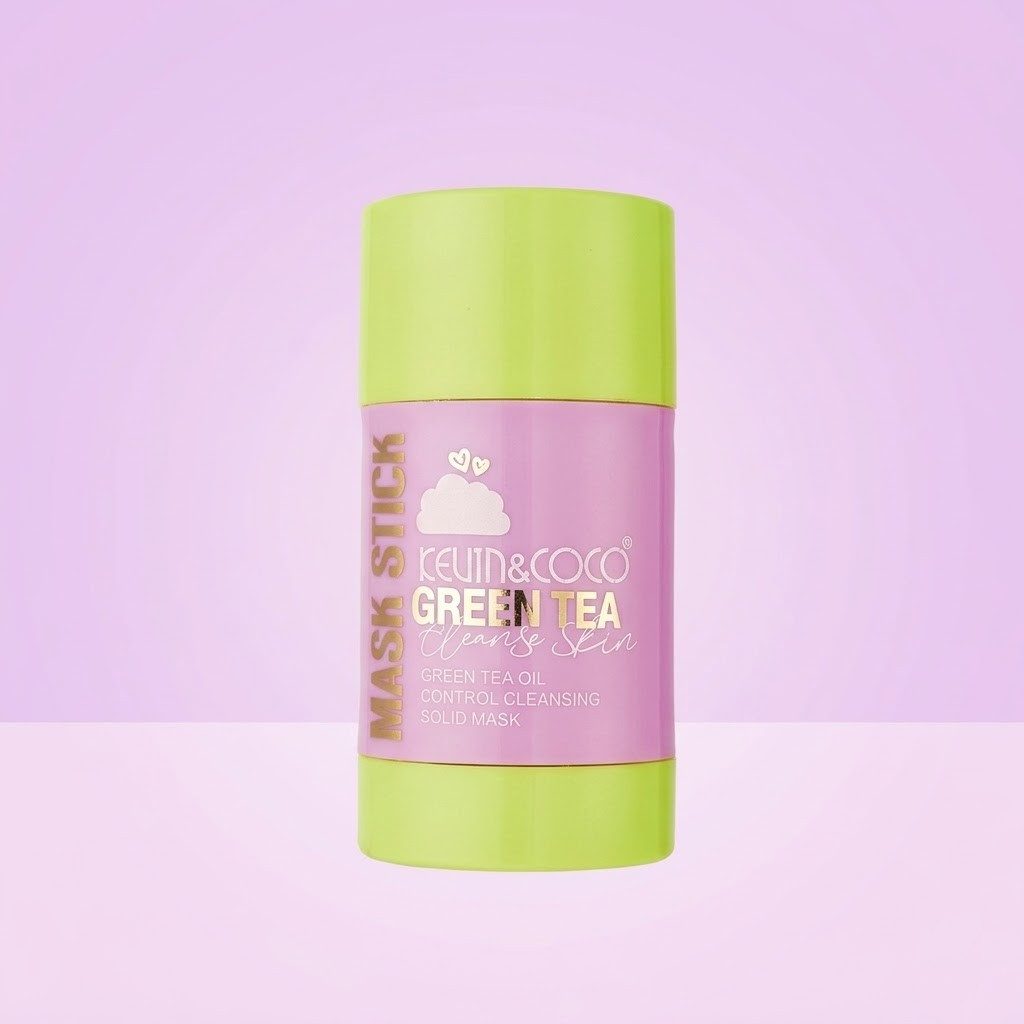 Masca Tip Stick, Kevin&Coco, Green Tea, 7.6x3.9x3.9cm, Roz 2