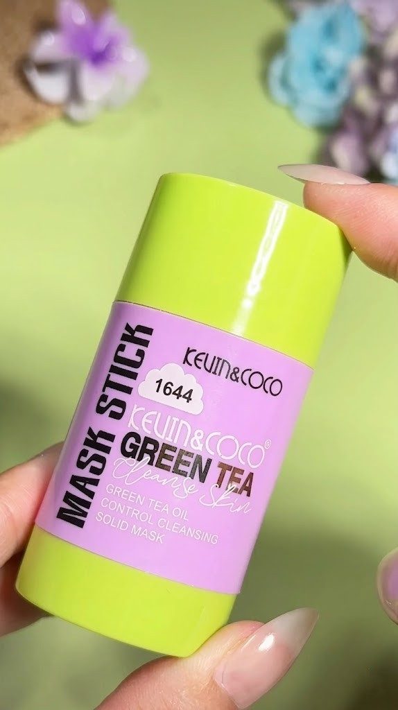 Masca Tip Stick, Kevin&Coco, Green Tea, 7.6x3.9x3.9cm, Roz 4