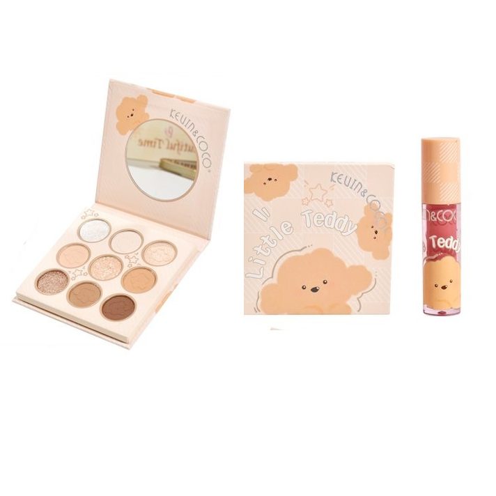 Set de Machiaj Kevin&Coco Paleta Farduri Teddy Multicolor