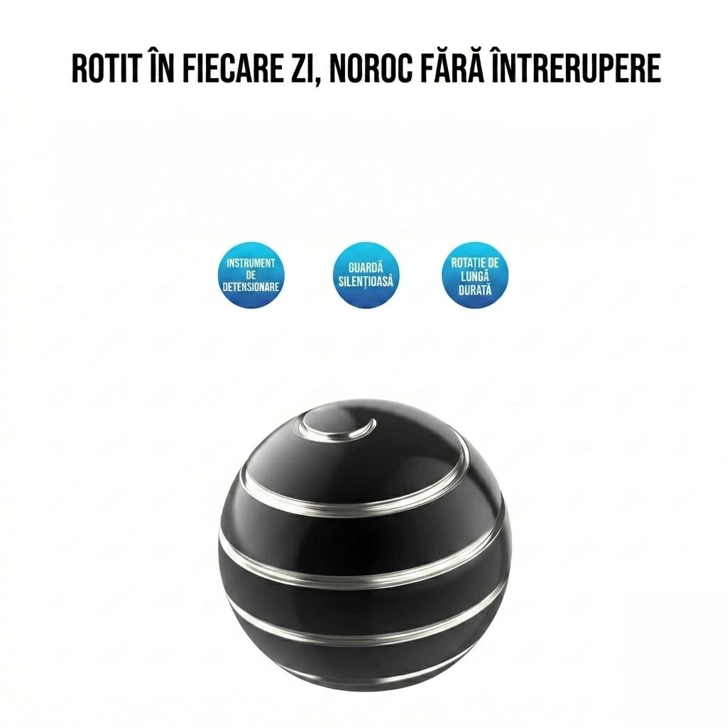 Sfera Fidget Spinner - Utilizare Ușoară