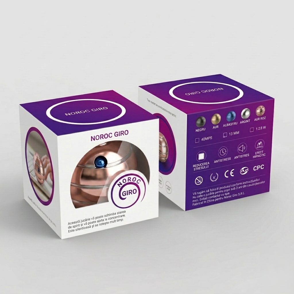 Sfera Fidget Spinner în mână - Dimensiune compactă