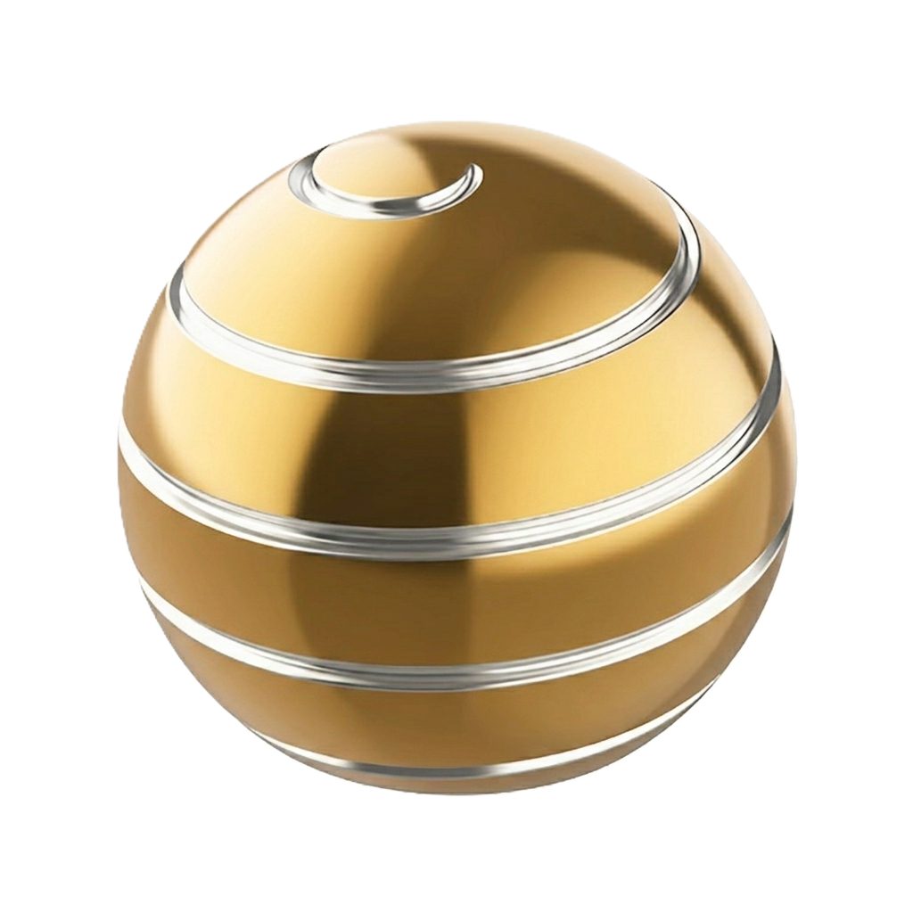 Sfera Fidget Spinner Metalic Auriu Flippy