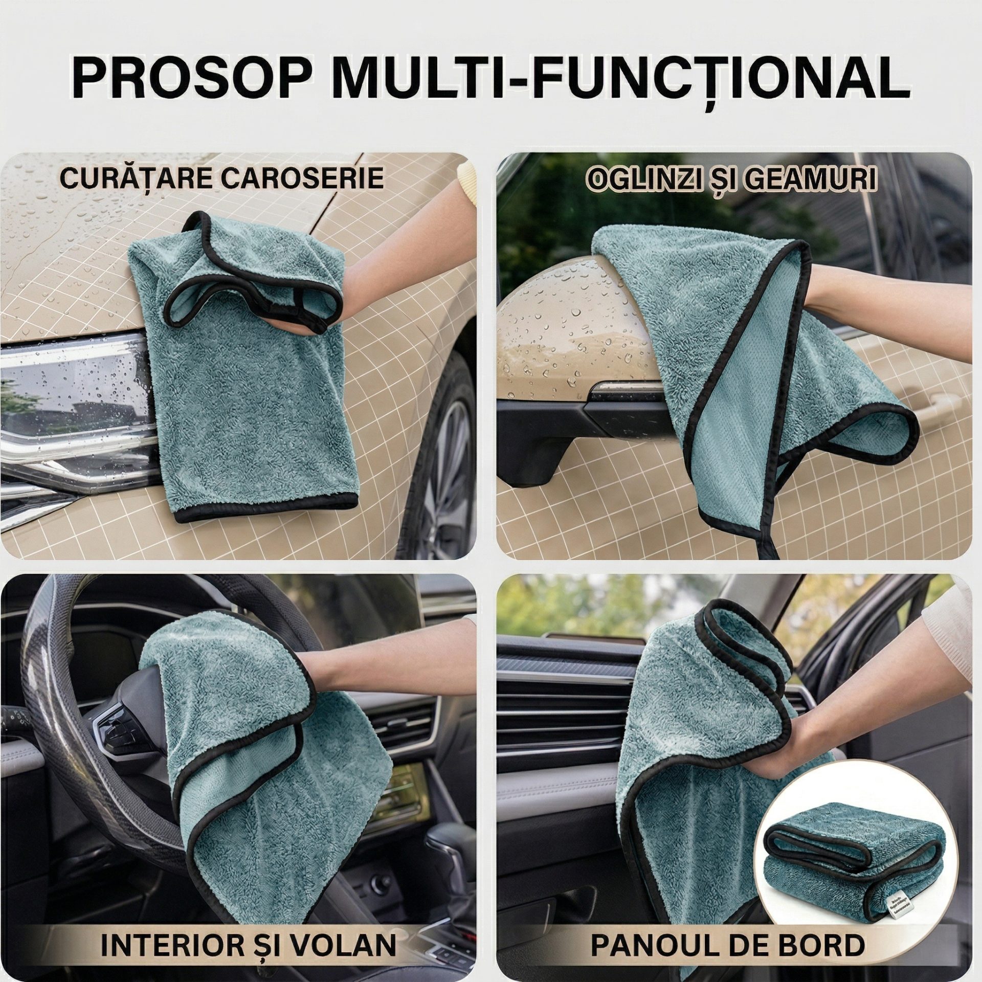 Prosop Flippy albastru deschis uscare auto