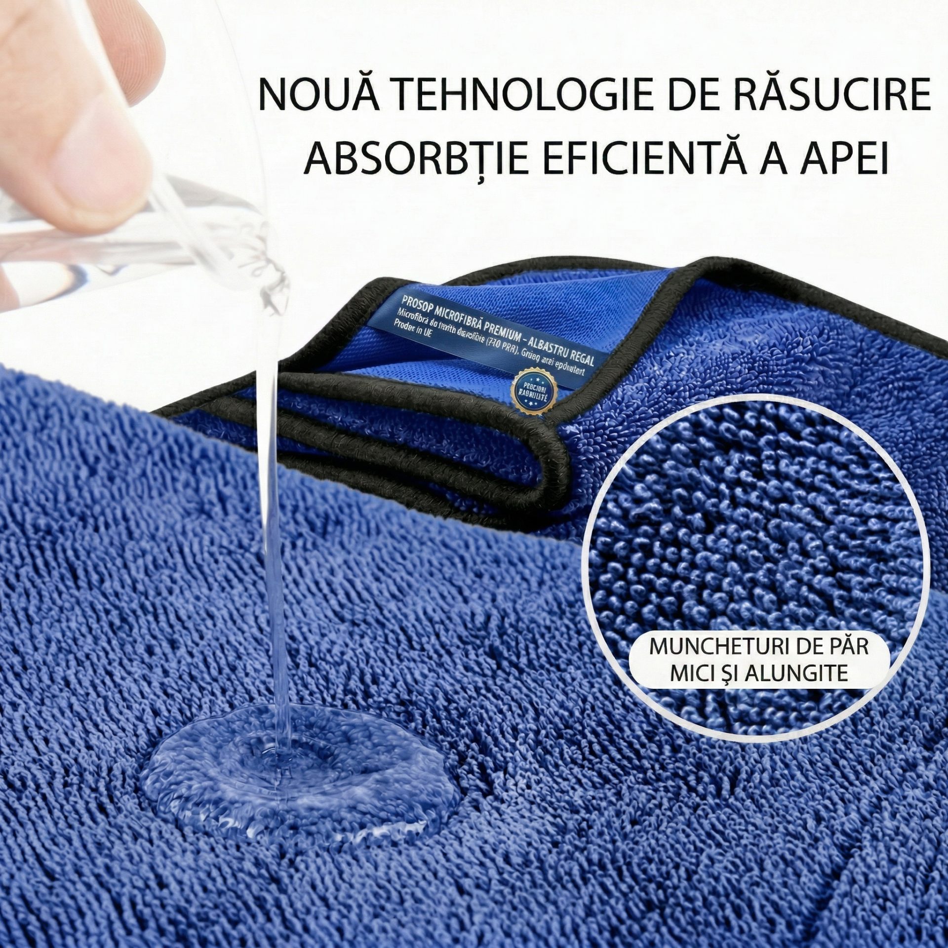 Prosop Flippy 90x70 cm pentru uscare auto rapid