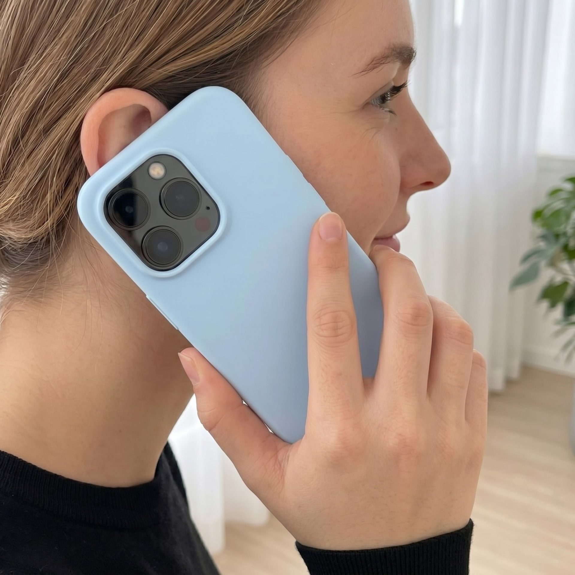 Husa de Protectie Telefon, , Compatibila cu iPhone 16 Pro Max, Silicon Premium Antisoc, Anti-Zgirieturi, MagSafe, Acces Camera Control, Protectie 360, Interior Microfibra, Albastru 3