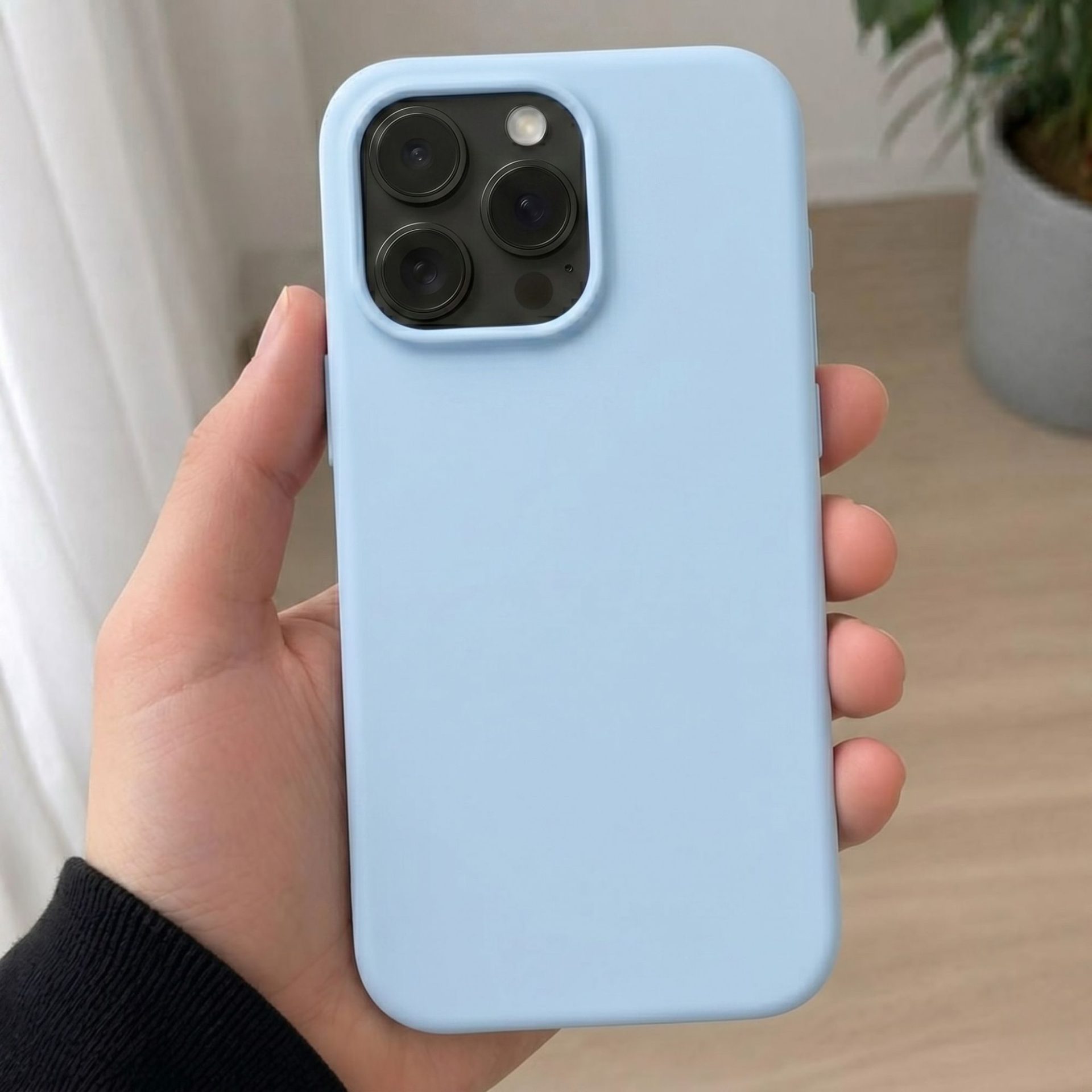 Husa de Protectie Telefon, , Compatibila cu iPhone 16 Pro Max, Silicon Premium Antisoc, Anti-Zgirieturi, MagSafe, Acces Camera Control, Protectie 360, Interior Microfibra, Albastru 2