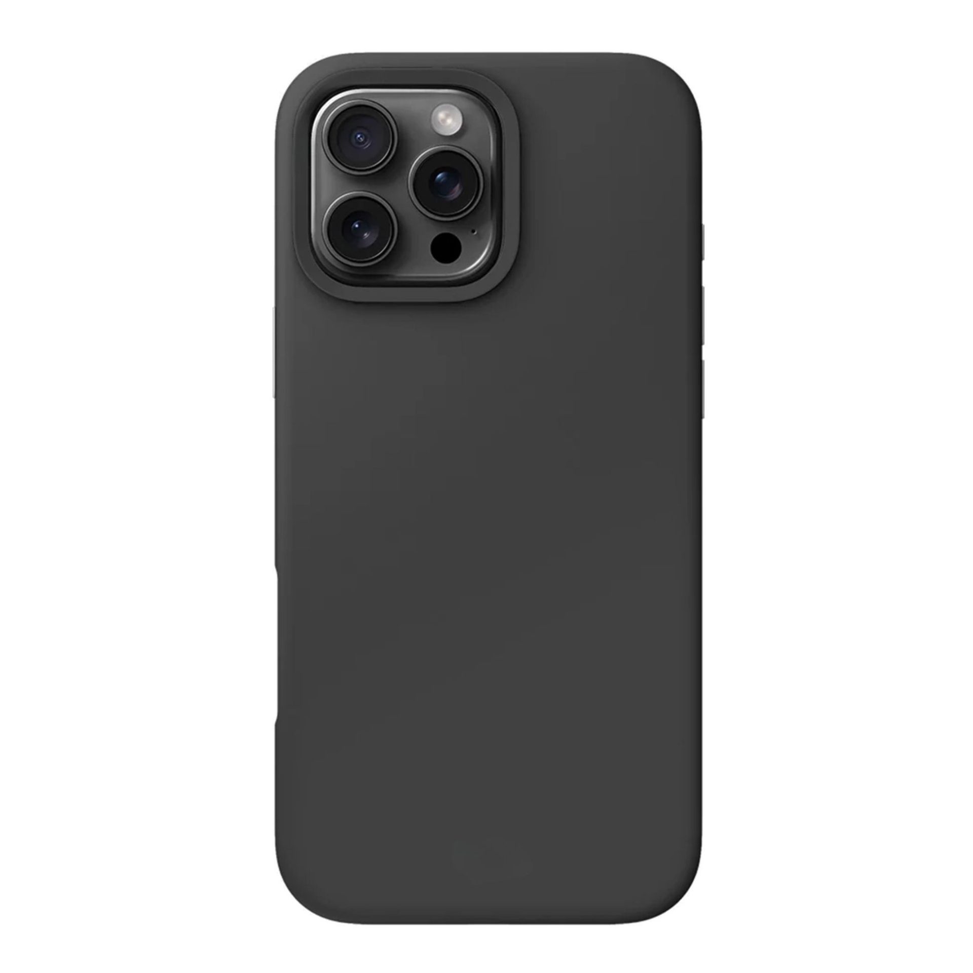 GSM - Husa de Protectie Telefon, Flippy, Compatibila cu iPhone 16 Pro Max, Silicon Premium Antisoc, Anti-Zgirieturi, MagSafe, Acces Camera Control, Protectie 360, Interior Microfibra, Negru