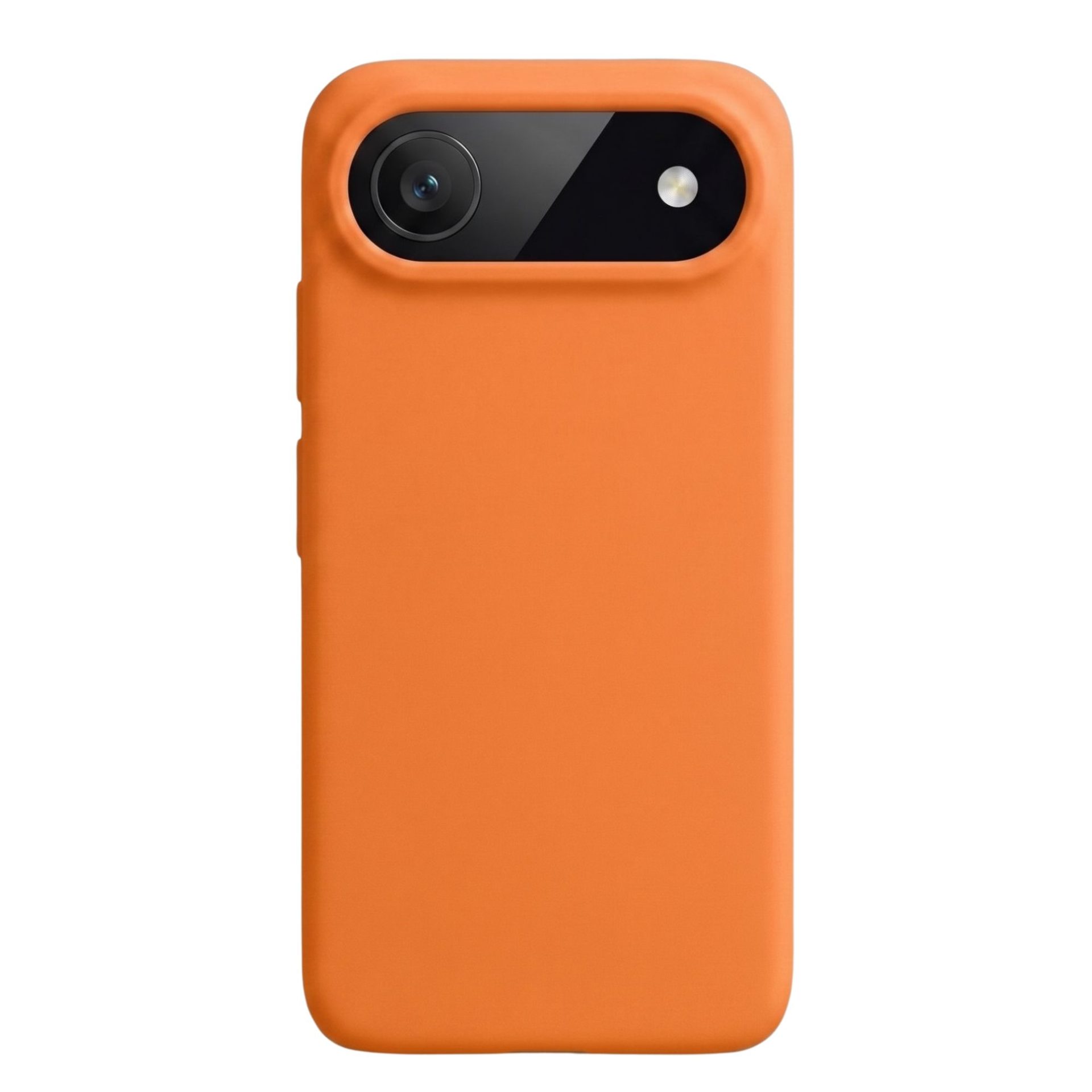 GSM - Husa de Protectie Telefon, Flippy, Compatibila cu iPhone 17 Air, Silicon Premium Antisoc, Protectie Completa 360, Design Modern, Anti-Zgirieturi, Interior Microfibra, Portocaliu