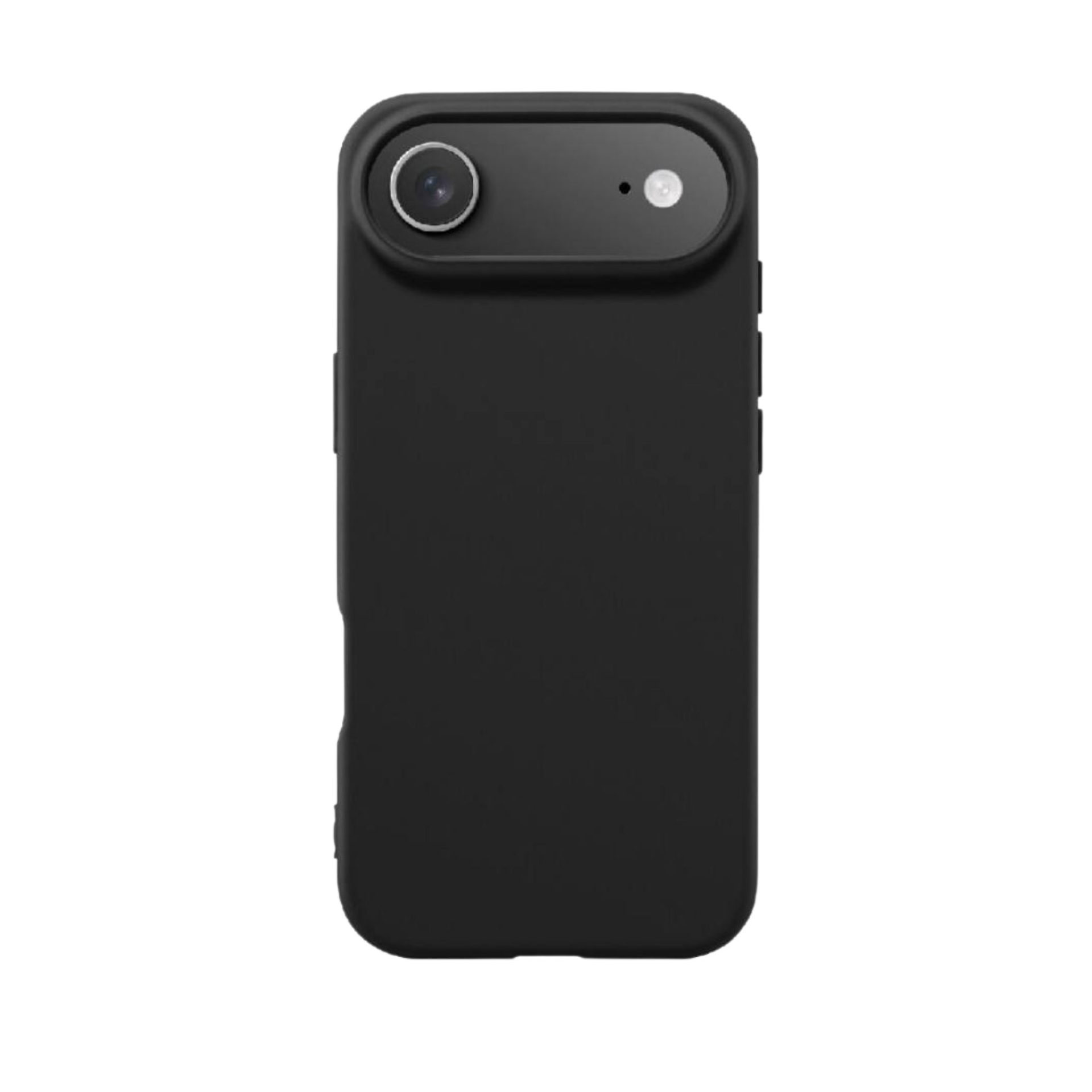 GSM - Husa de Protectie Telefon, Flippy, Compatibila cu iPhone 17 Air, Silicon Premium Antisoc, Protectie Completa 360, Design Modern, Anti-Zgirieturi, Interior Microfibra, Negru