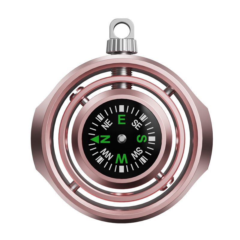 Fidget Spinner Busola Palm Rose Gold cu rotire 360
