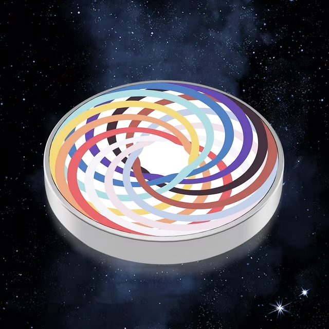 Detaliu Spinner Metalic Flippy Spiral Multicolor