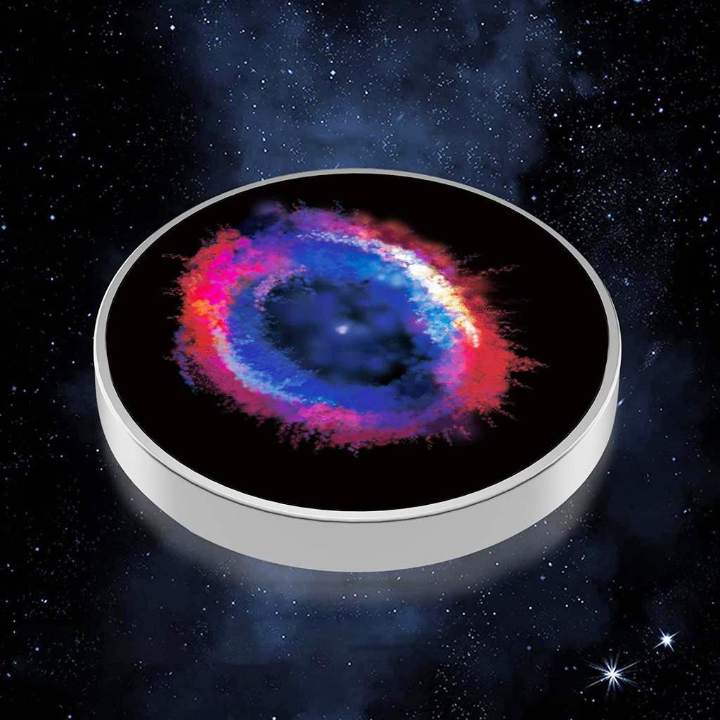 Detaliu Spinner Metalic cu Culoare Albastru Argintiu