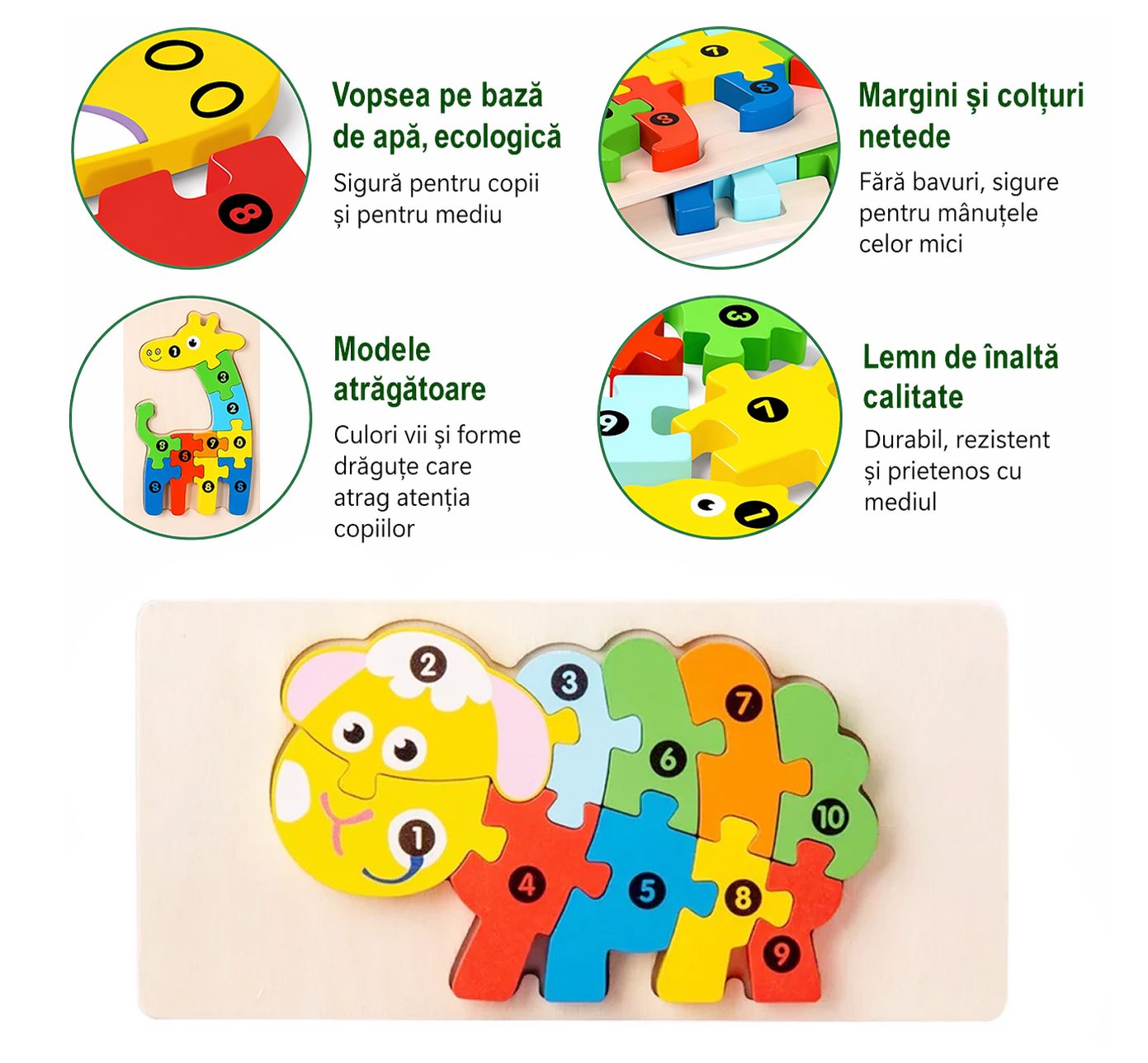 Detaliu Piese Puzzle Lemn Flippy