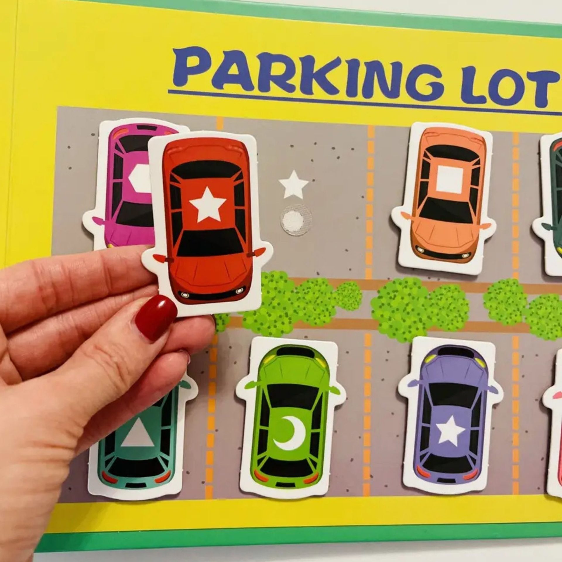 Carte Educativa cu Stickere Reutilizabile, , Quiet Book Senzoriala cu Pagini Interactive , Joc Montessori, Seria ''Vehicule si Masini'', Puzzle, Dezvolta Motricitatea Fina si Logica, Quiet Book pentru Invatare Timpurie, 3 ani, Multicolor 3