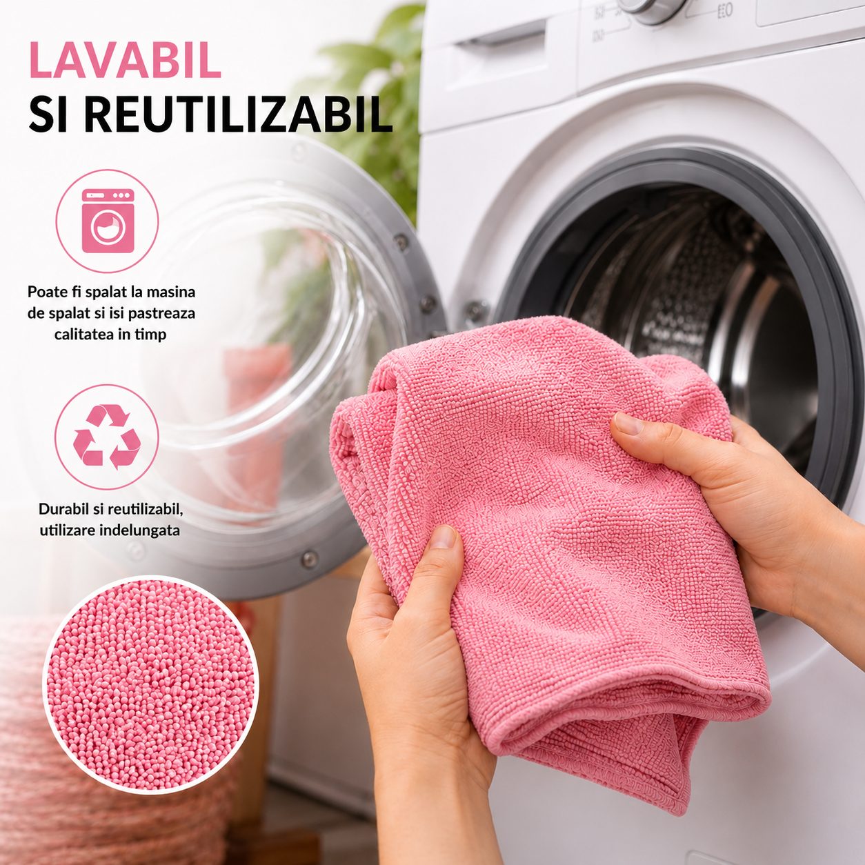 Utilizare lavete microfibra in curatenie