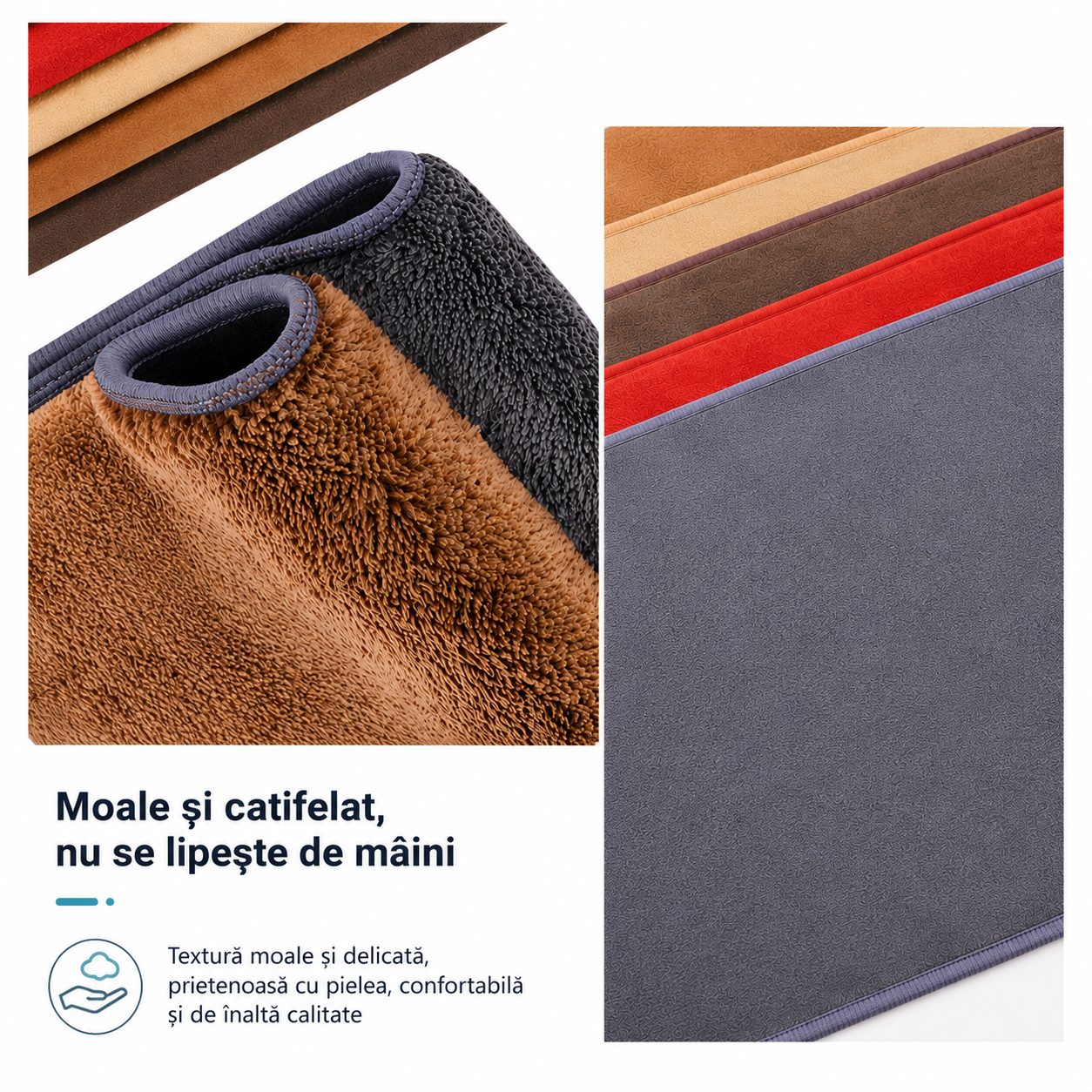 Prosop Auto din Microfibra, , 400 GSM, Absorbant si Fara Urme de Apa, pentru Uscare si Curatare Auto, 30x30 cm, Galben 2