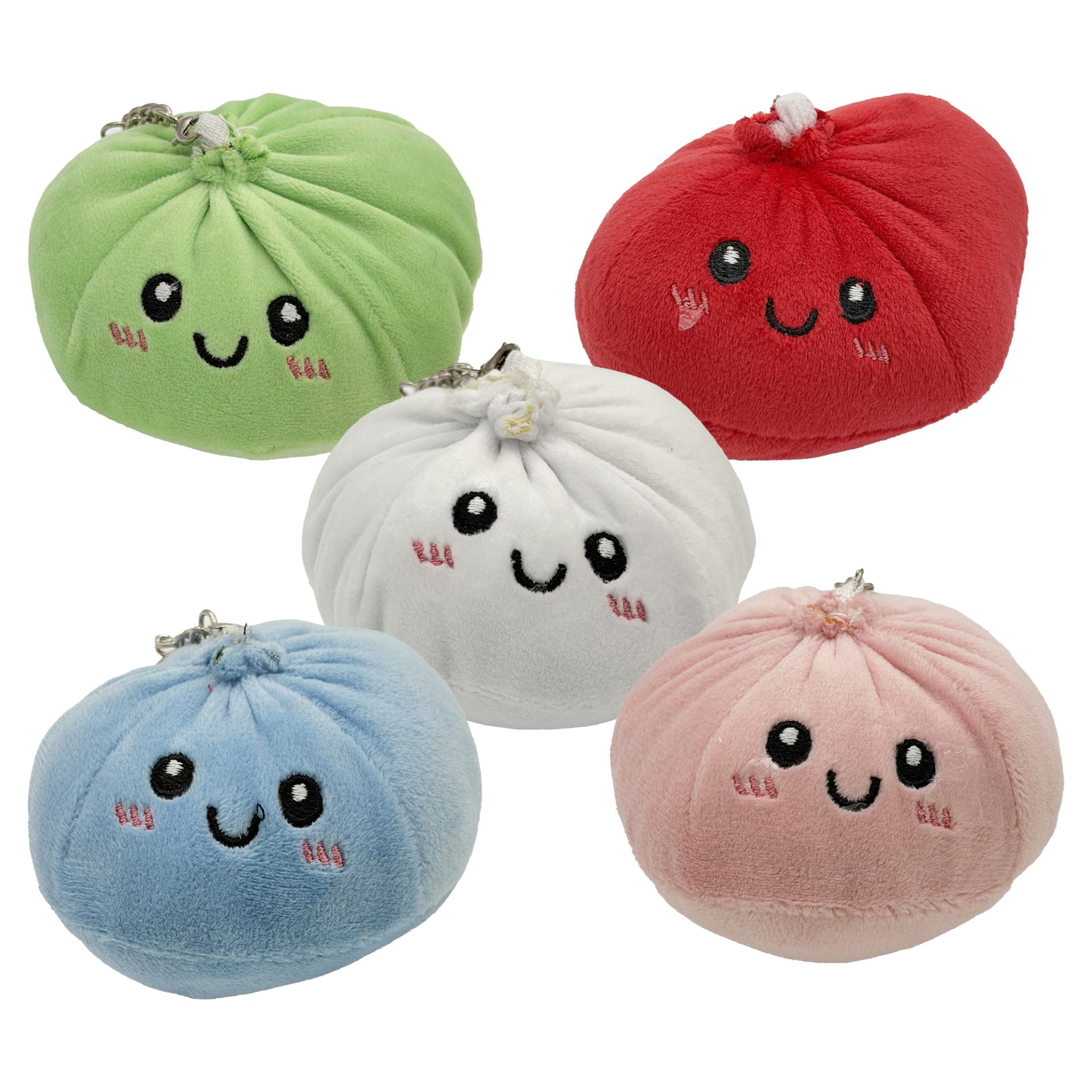 Jucarie Squishy Dumpling Antistres, , Model Sfera Soft Touch, 8.5 x 8.5 cm, 200 gr, Culoare Mix Surpriza 2