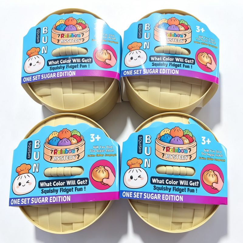 Squeeze Fun - 16CM TPR Beaded Bun 2