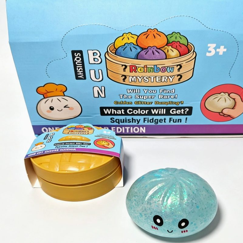 Squeeze Fun - 16CM TPR Beaded Bun 4