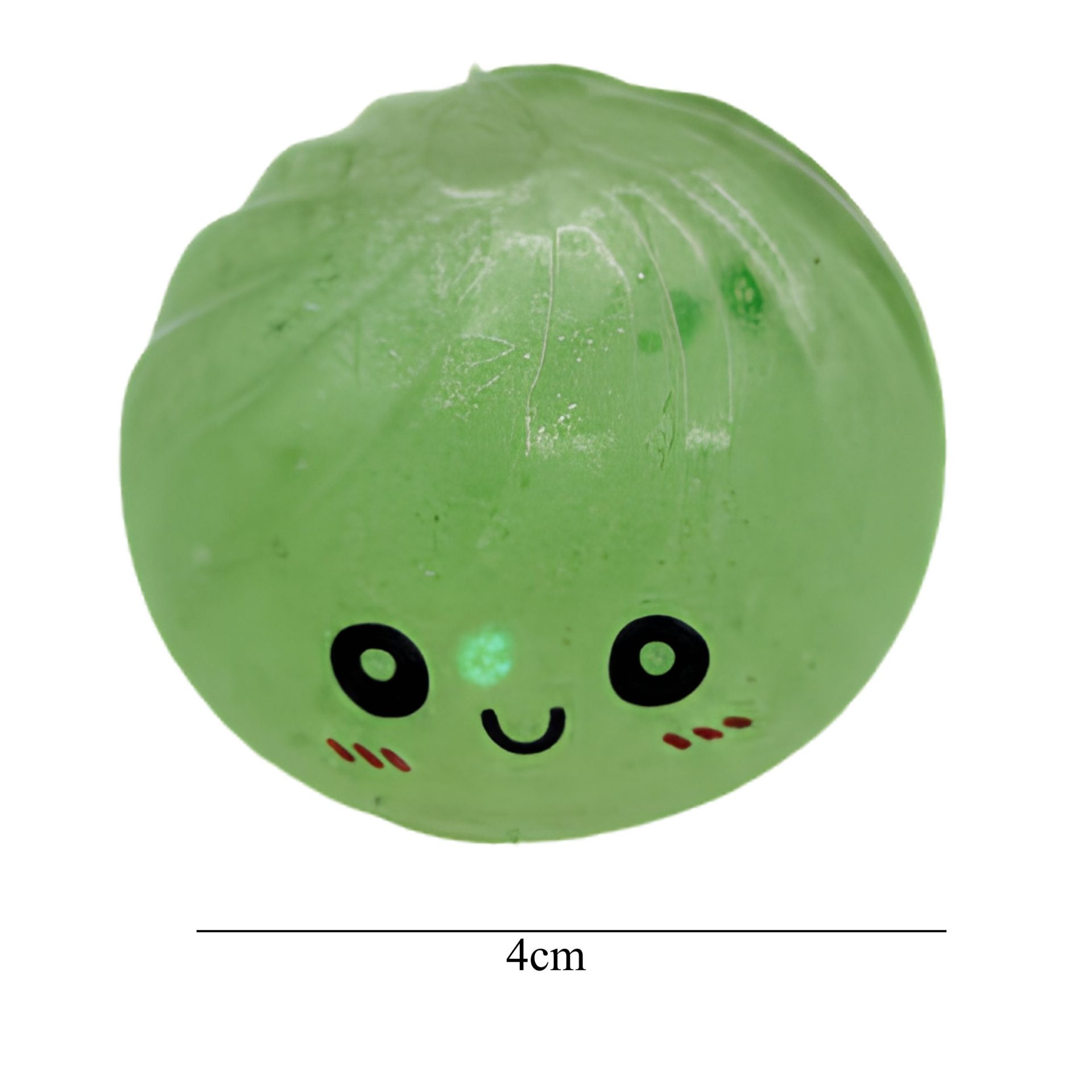 Jucarie Squishy Dumpling Antistres, , Model Fata Zimbitoare cu Sclipici, Jucarie Senzoriala cu Revenire Lenta, pentru Copii si adulti, Relaxare si Eliberare Anxietate, 4 cm, 60 g, Culoare Aleatorie 3
