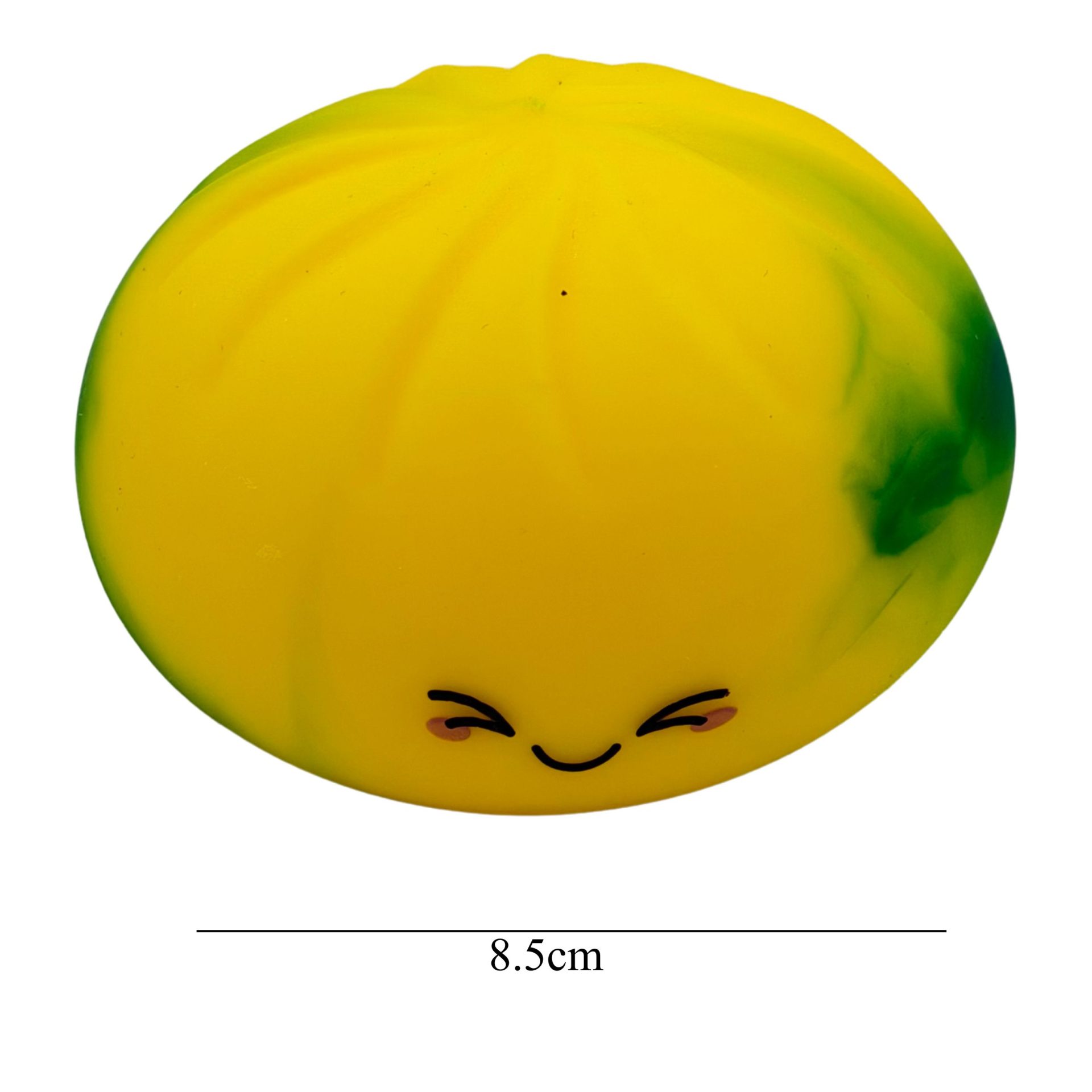 Jucarie Squishy Dumpling Antistres, , Model Fata Zimbitoare, Jucarie Senzoriala cu Revenire Lenta, Relaxare si Eliberare Anxietate, 8.5 x 5.5 cm, 118 g, Culoare Aleatorie 4
