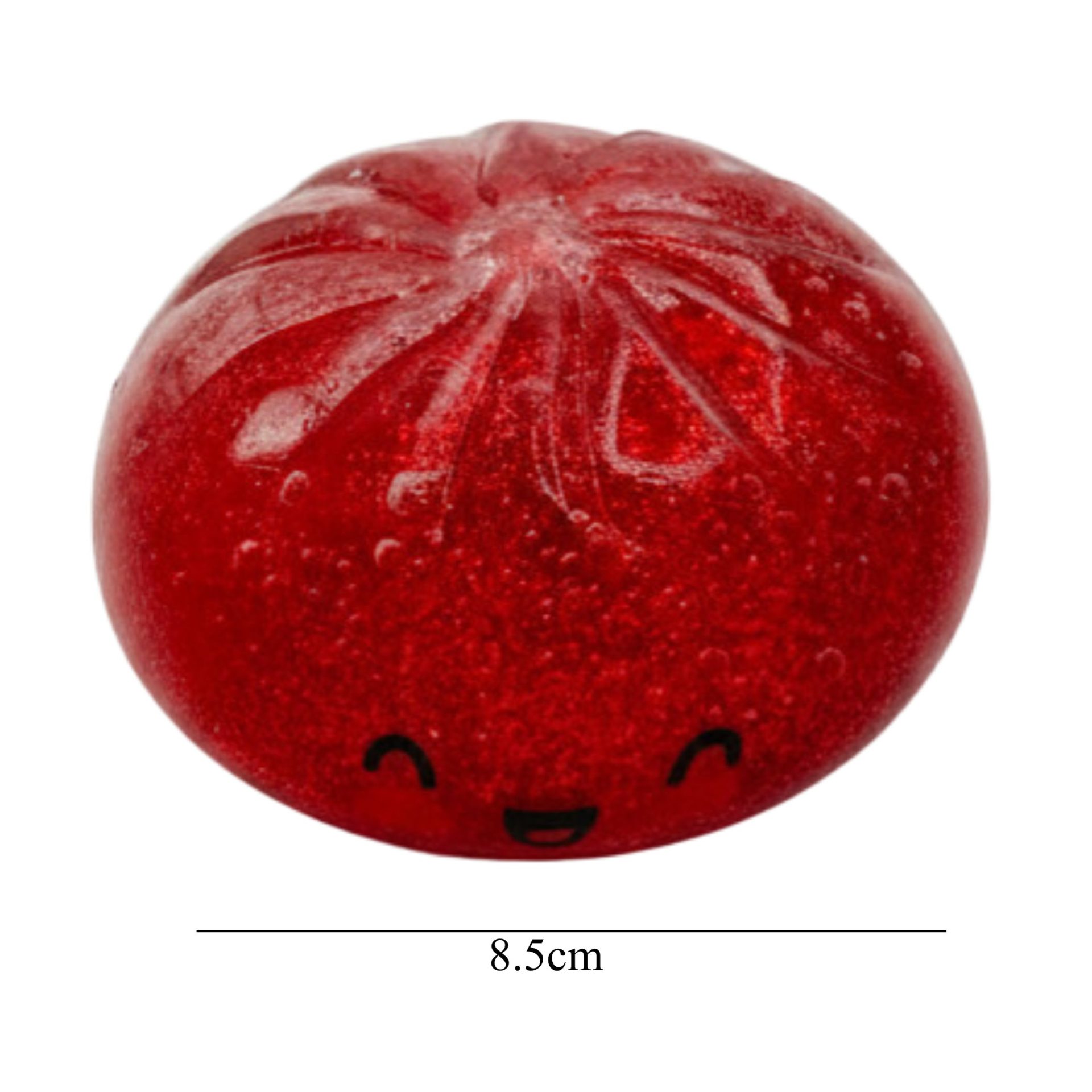 Jucarie Squishy Dumpling Antistres, , Model Fata Zimbitoare cu Sclipici, Jucarie Senzoriala cu Revenire Lenta, pentru Copii si adulti, Relaxare si Eliberare Anxietate, 8.5 cm, 220 g, Culoare Aleatorie 4