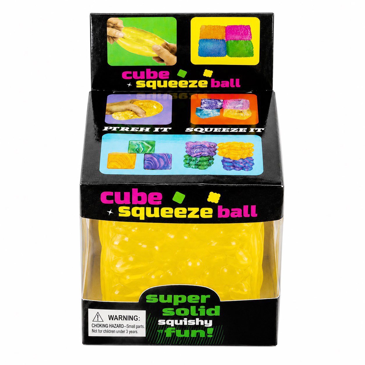 Cub Fidget Flippy galben perspective alternativa