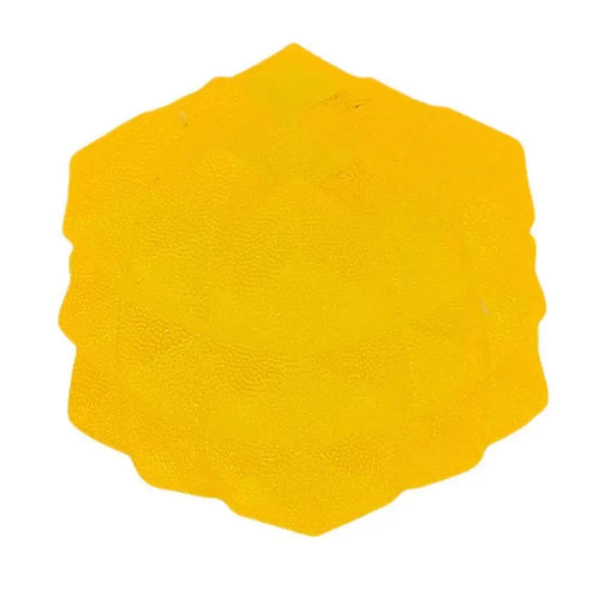 Jucarie Squishy tip Needoh in Forma de Cub, , Model Sculptat cu Striatii, Antistres Senzoriala Comprimabila cu Revenire Lenta, 5 cm, 135 g, Galben 2