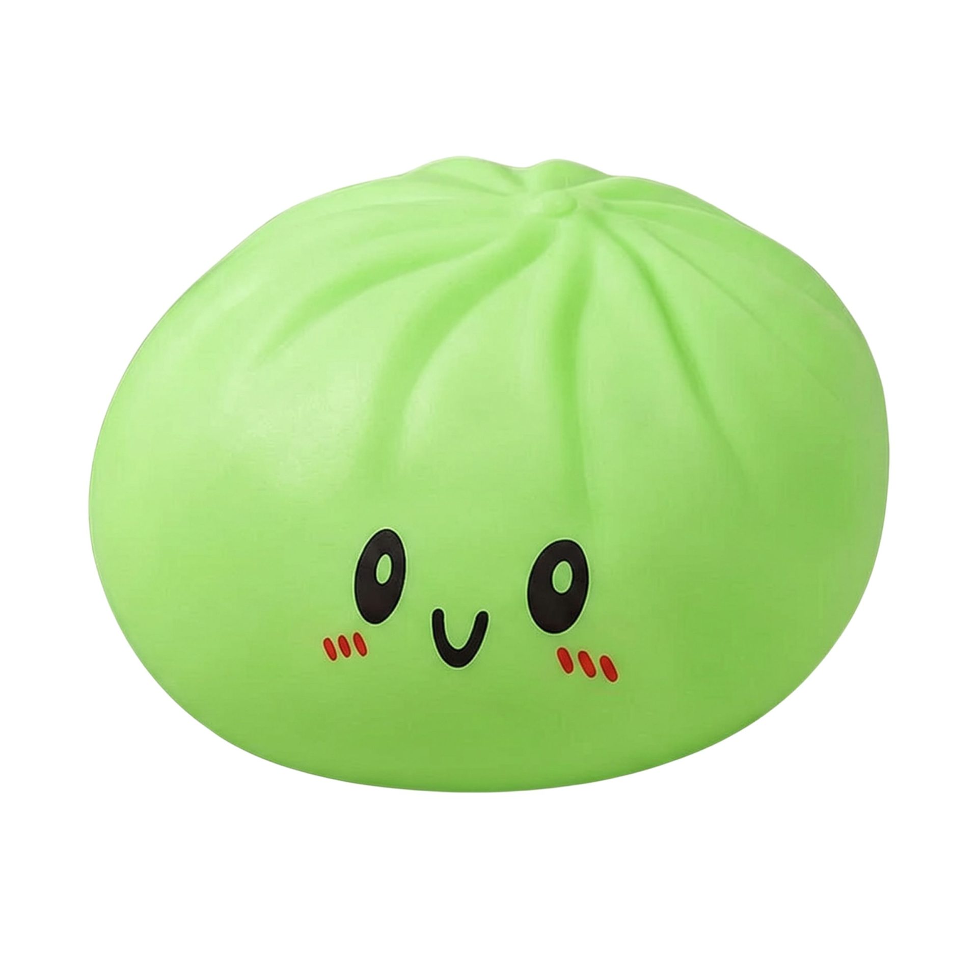 Jucarie Squishy Dumpling Antistres, , Model Fata Zimbitoare, Jucarie Senzoriala cu Revenire Lenta, pentru Copii si adulti, Relaxare si Eliberare Anxietate, 25 cm, 1000 g, Verde 2