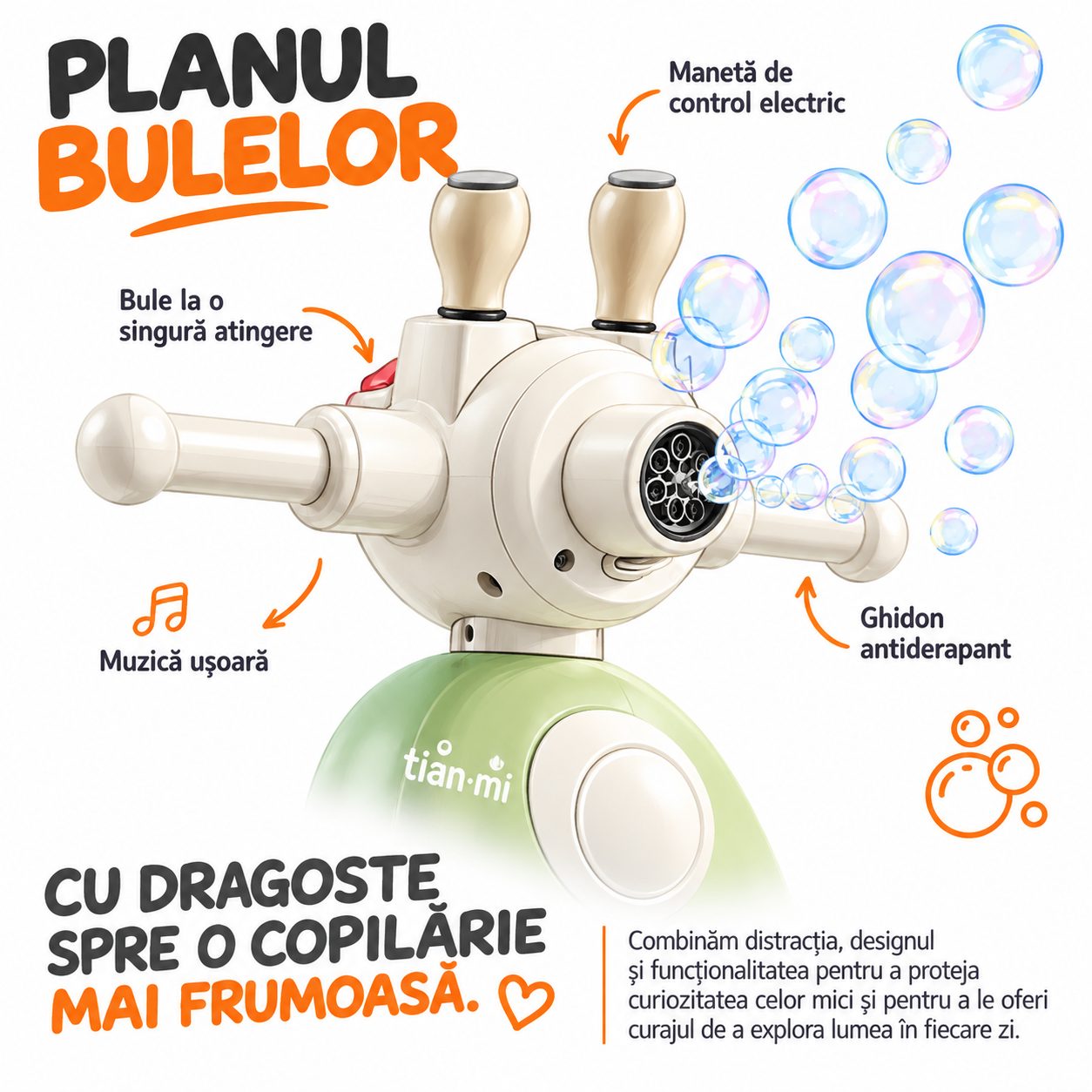 Maşinuţă Flippy - vedere laterală