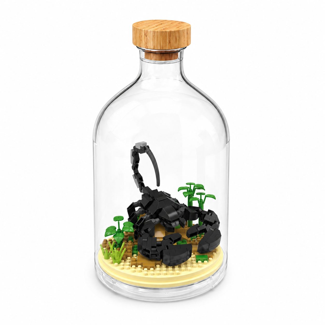 Set de construcție Flippy model scorpion în sticlă decorativă