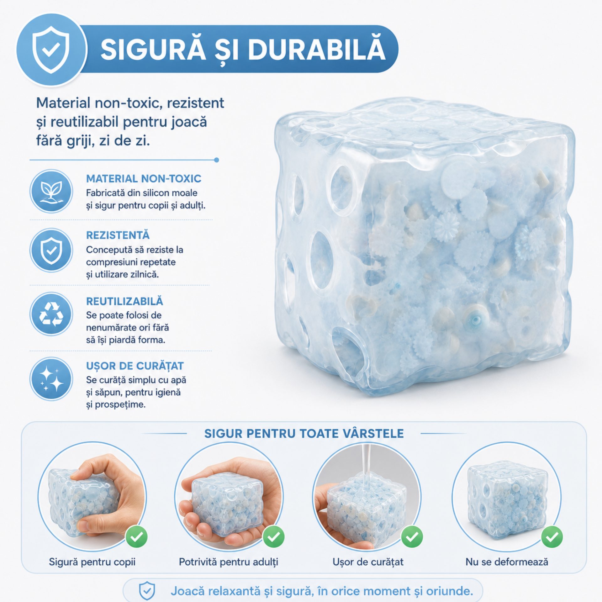 Cub antistres Flippy vedere detaliata