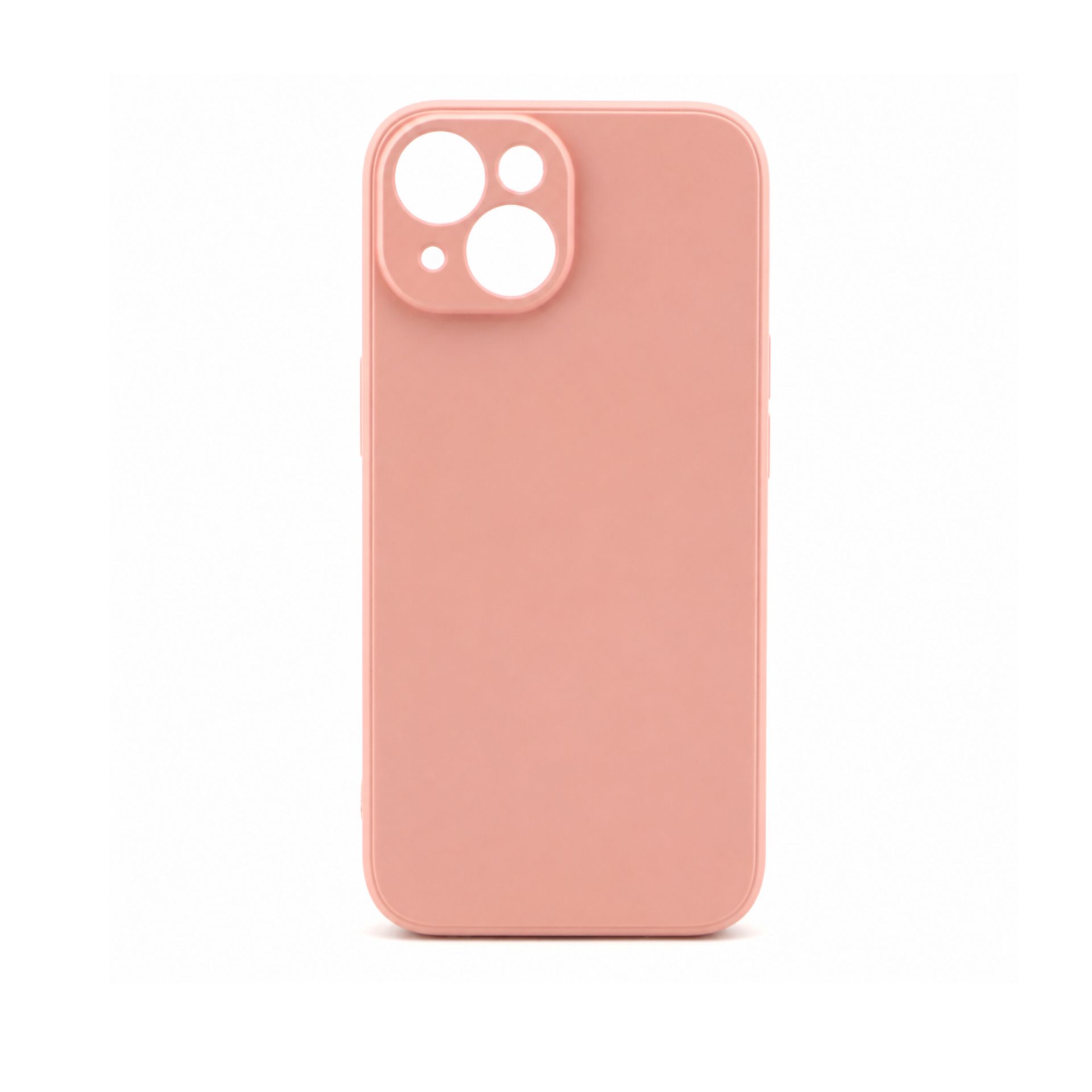 Husa Apple iPhone 15, , din Silicon Lichid, Interior din Microfibra, Lentile Fosforescente de Protectie Camera, Anti Amprenta, Rezistenta la Socuri, Roz