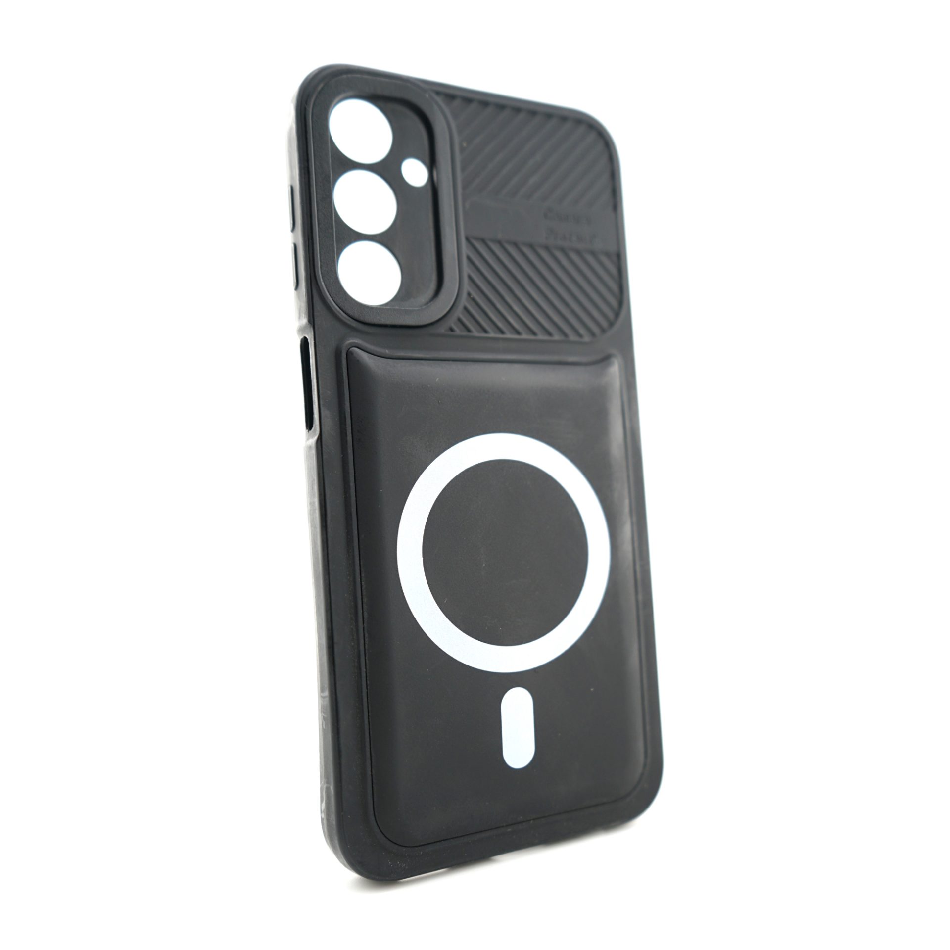 Husa Urban Armor pentru Samsung Galaxy A24 4G, Flippy, Suport Auto Magnetic, Protectie Antisoc, Negru