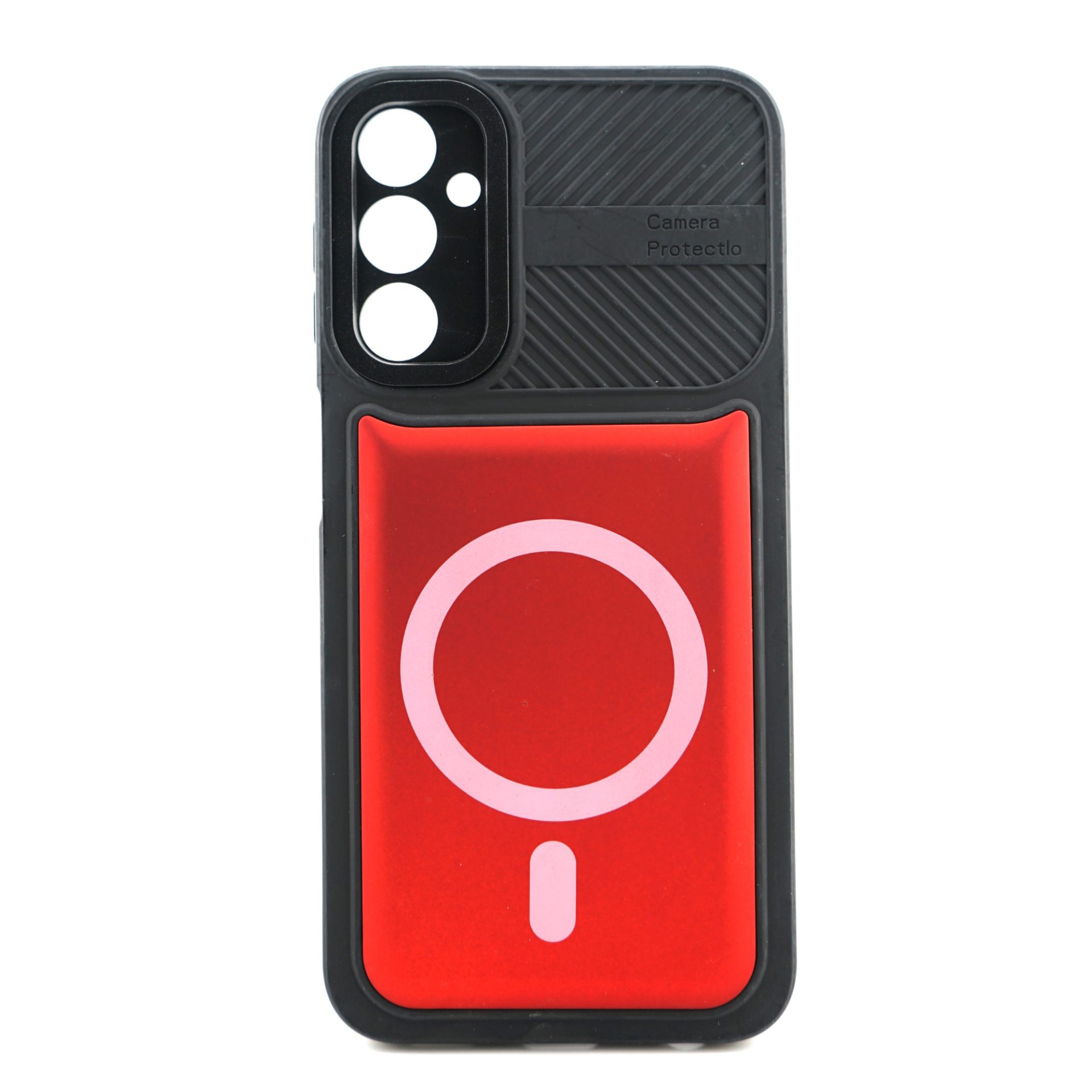 Husa Urban Armor pentru Samsung Galaxy A24 4G, Flippy, Suport Auto Magnetic, Protectie Antisoc, Rosu